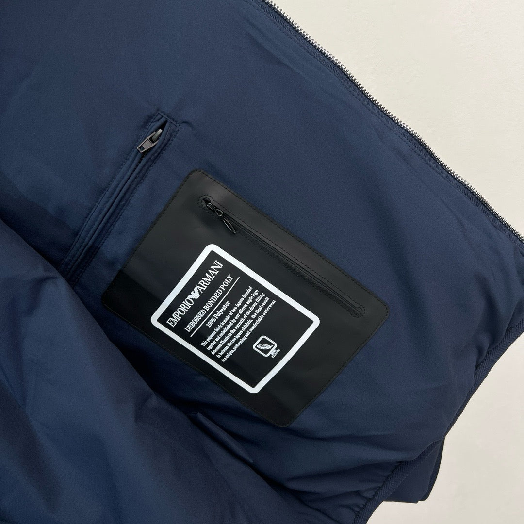 Dark Blue and Green Jacket - FashionHype.xyz