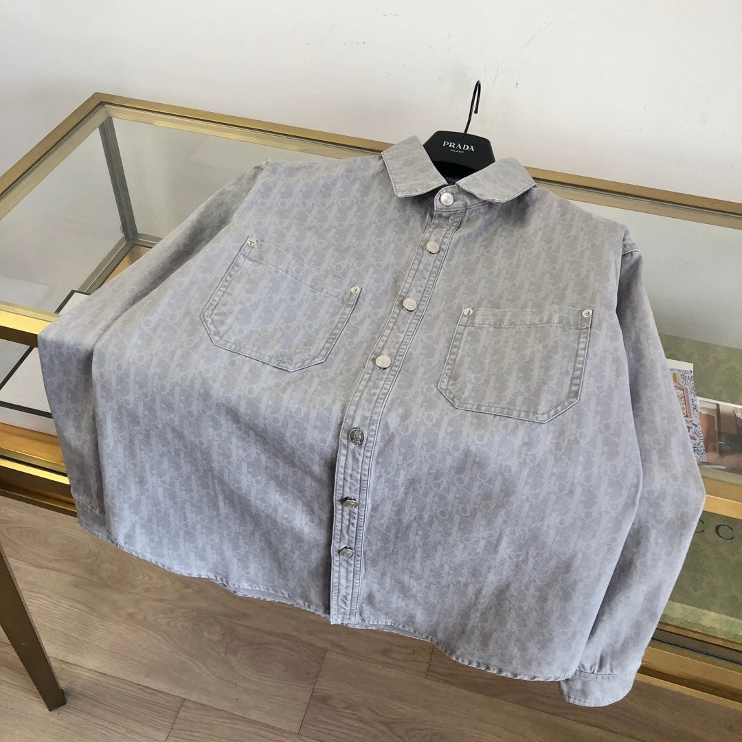 Graue Jacke