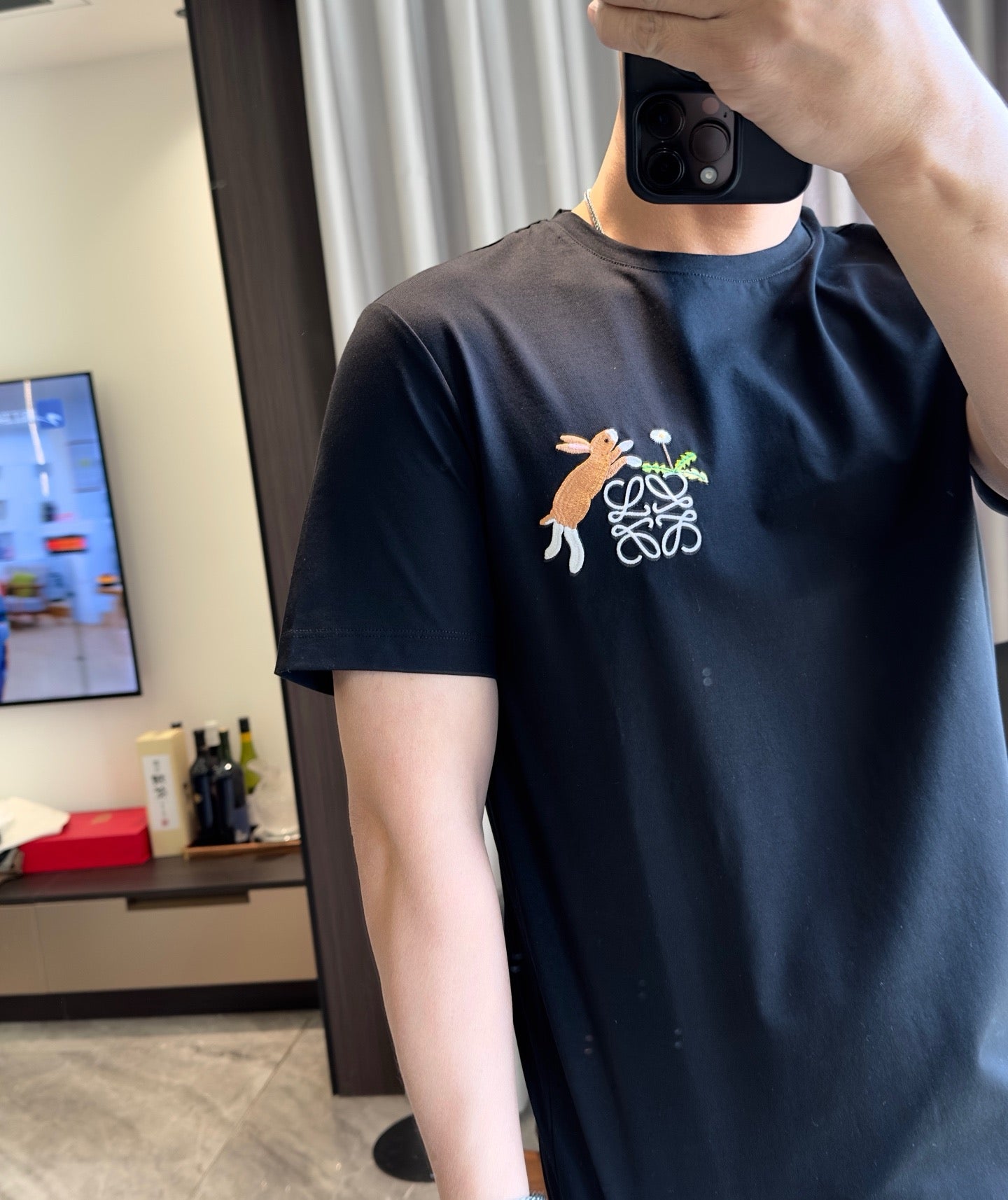 Schwarzes T-Shirt – Größe 3XL