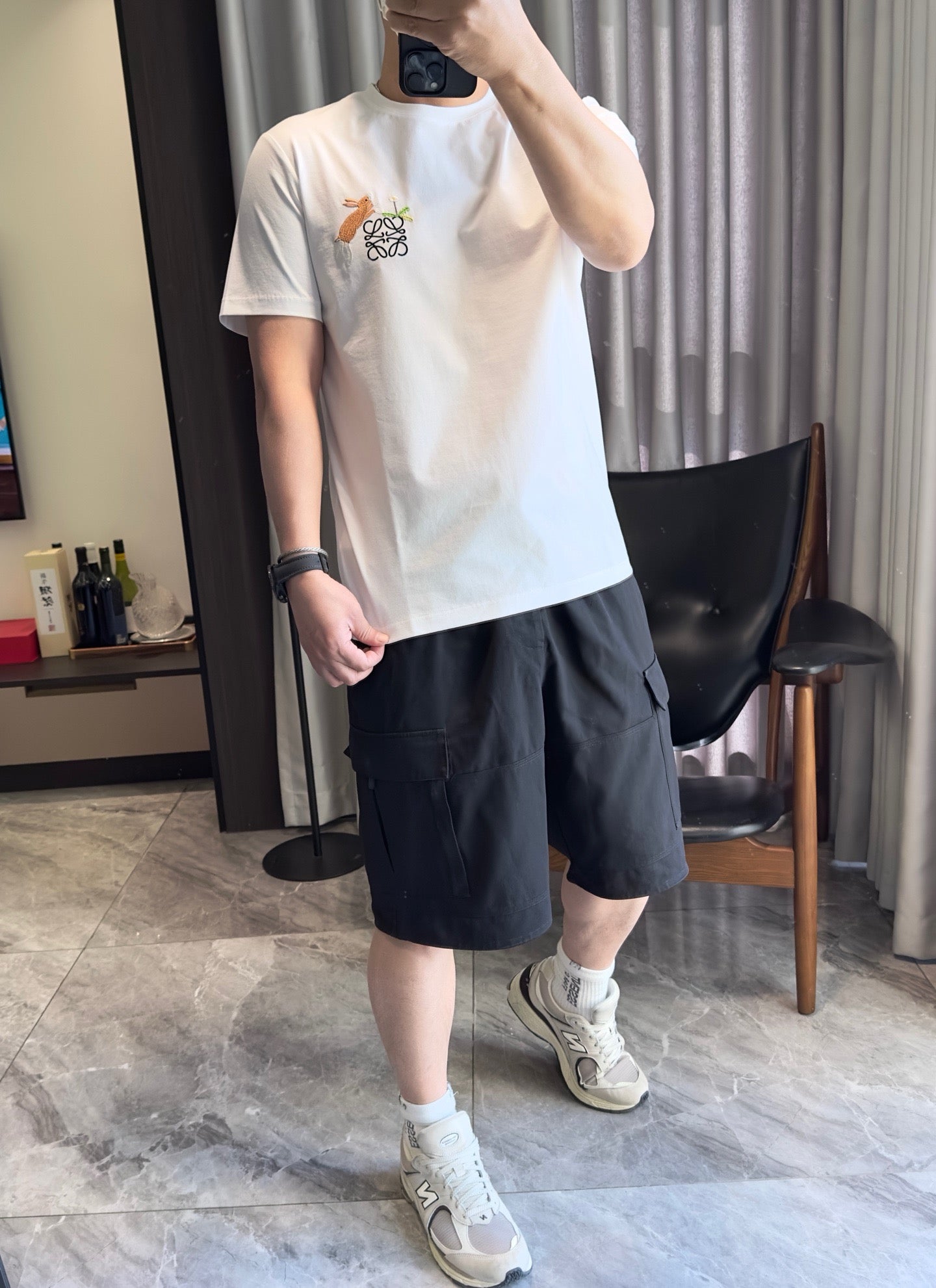 Schwarzes T-Shirt – Größe 3XL