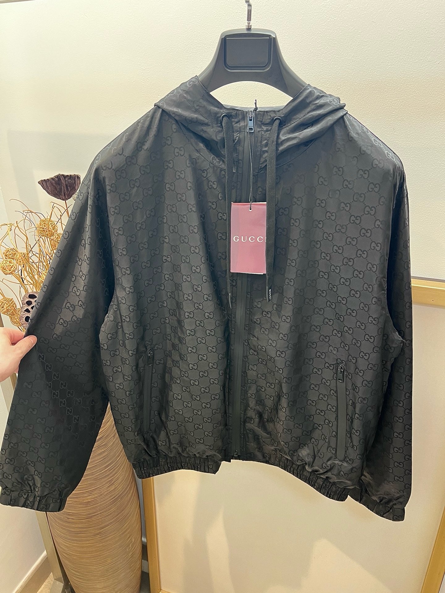 Schwarze Jacke