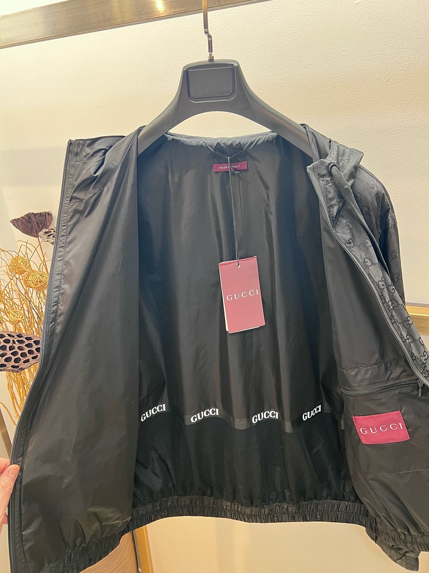 Schwarze Jacke