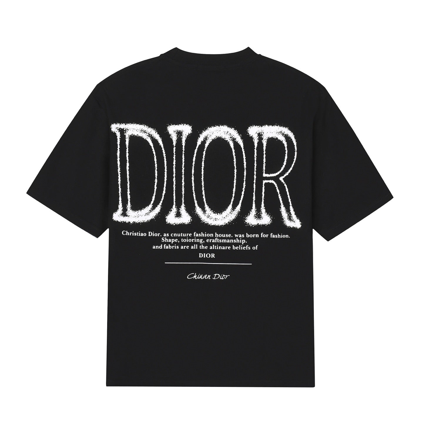 Schwarz-weißes T-Shirt