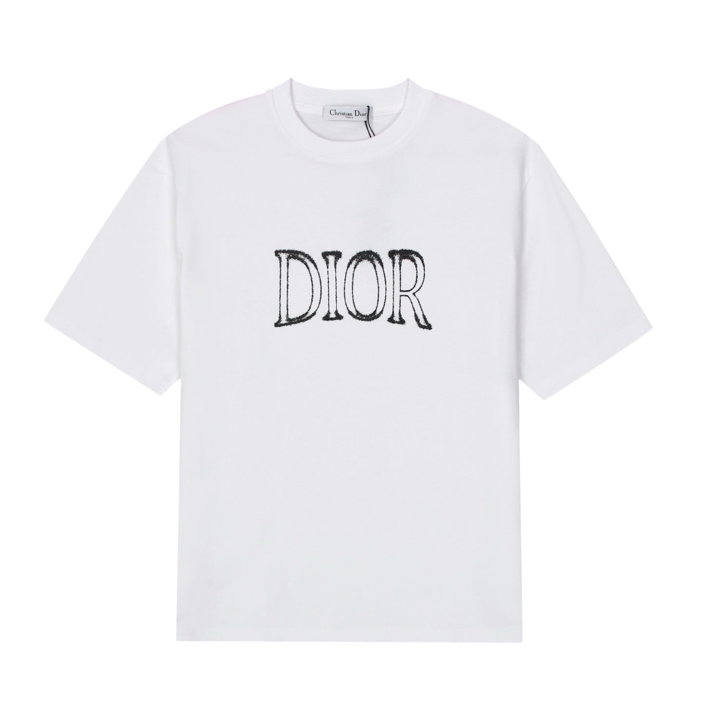 Schwarz-weißes T-Shirt