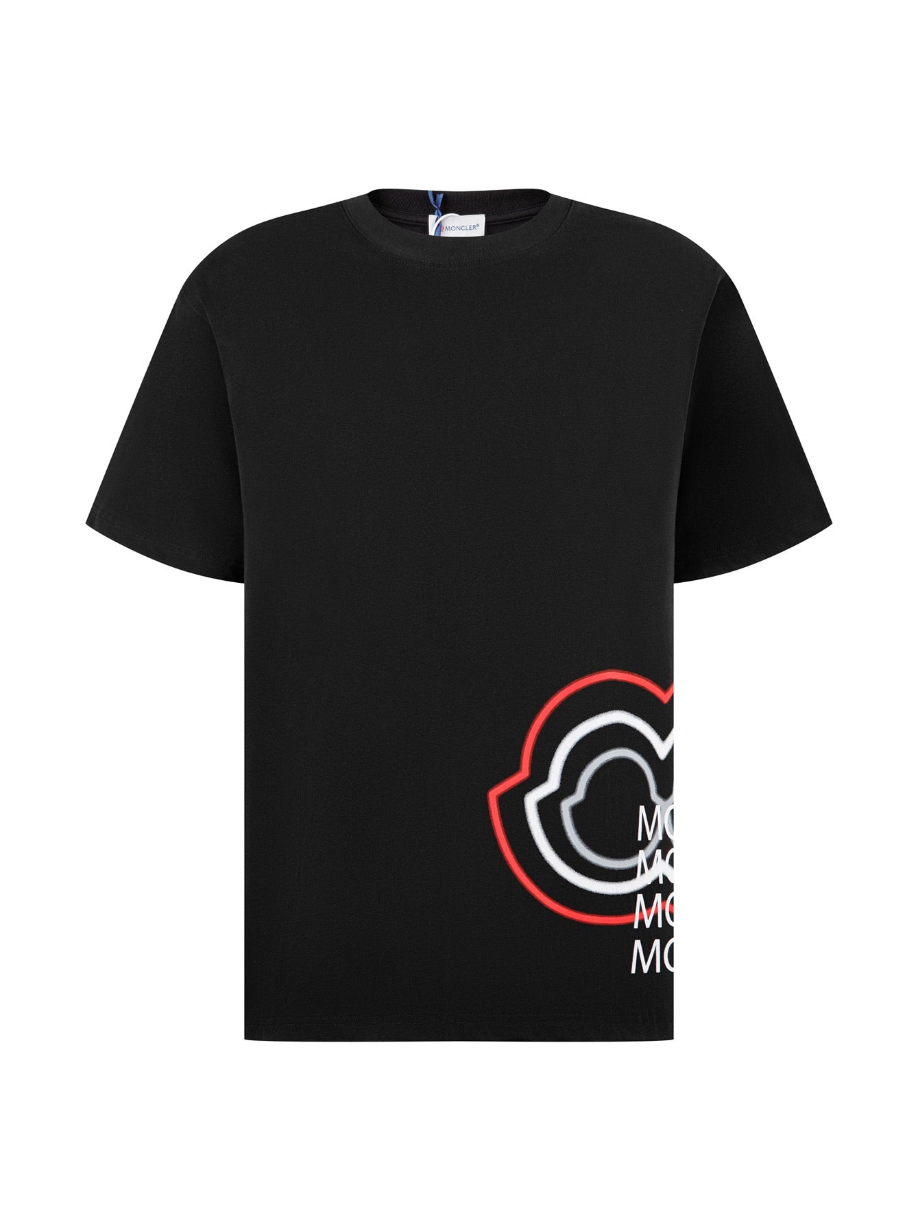 Schwarzes und khakifarbenes T-Shirt