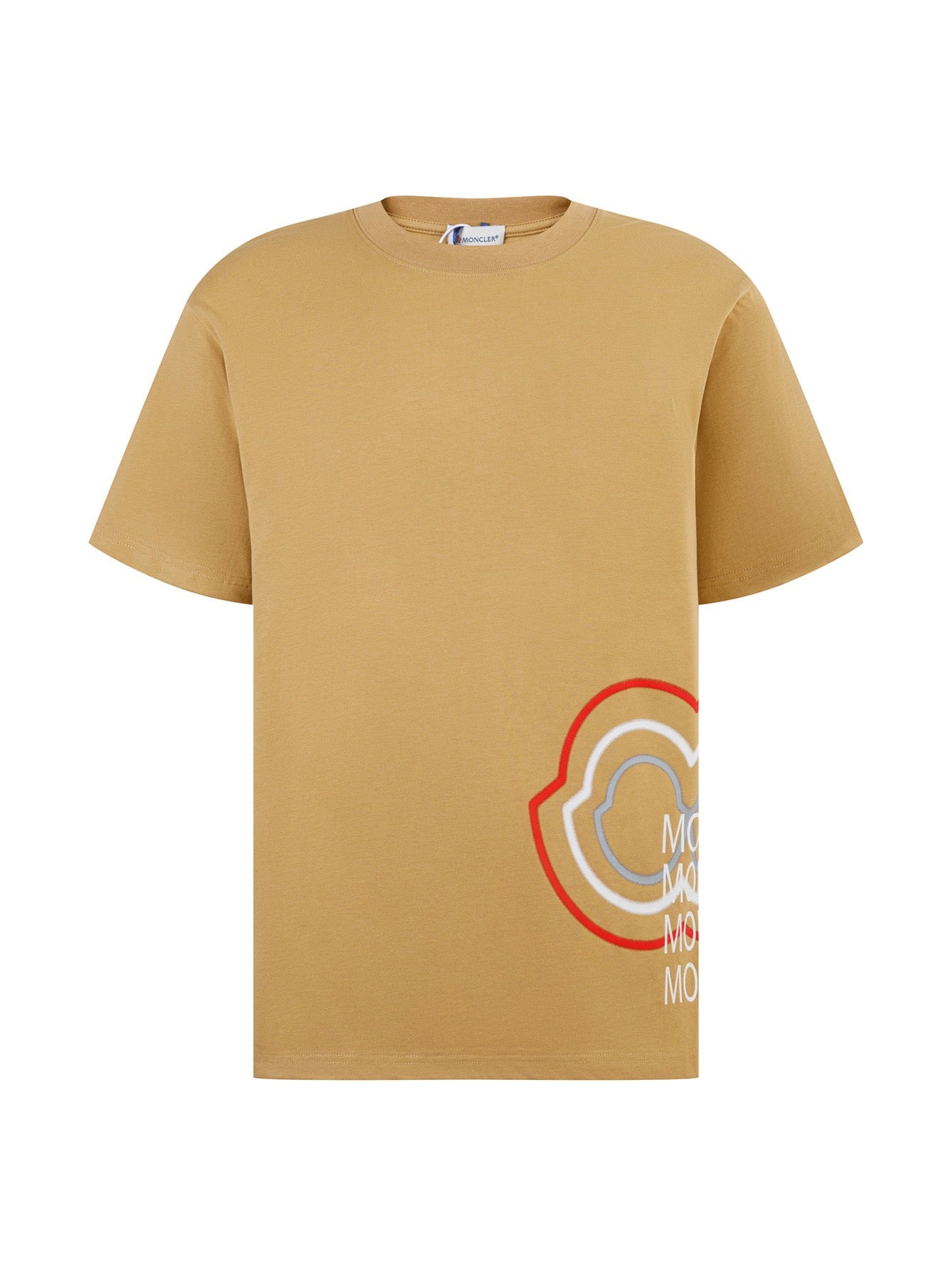 Schwarzes und khakifarbenes T-Shirt