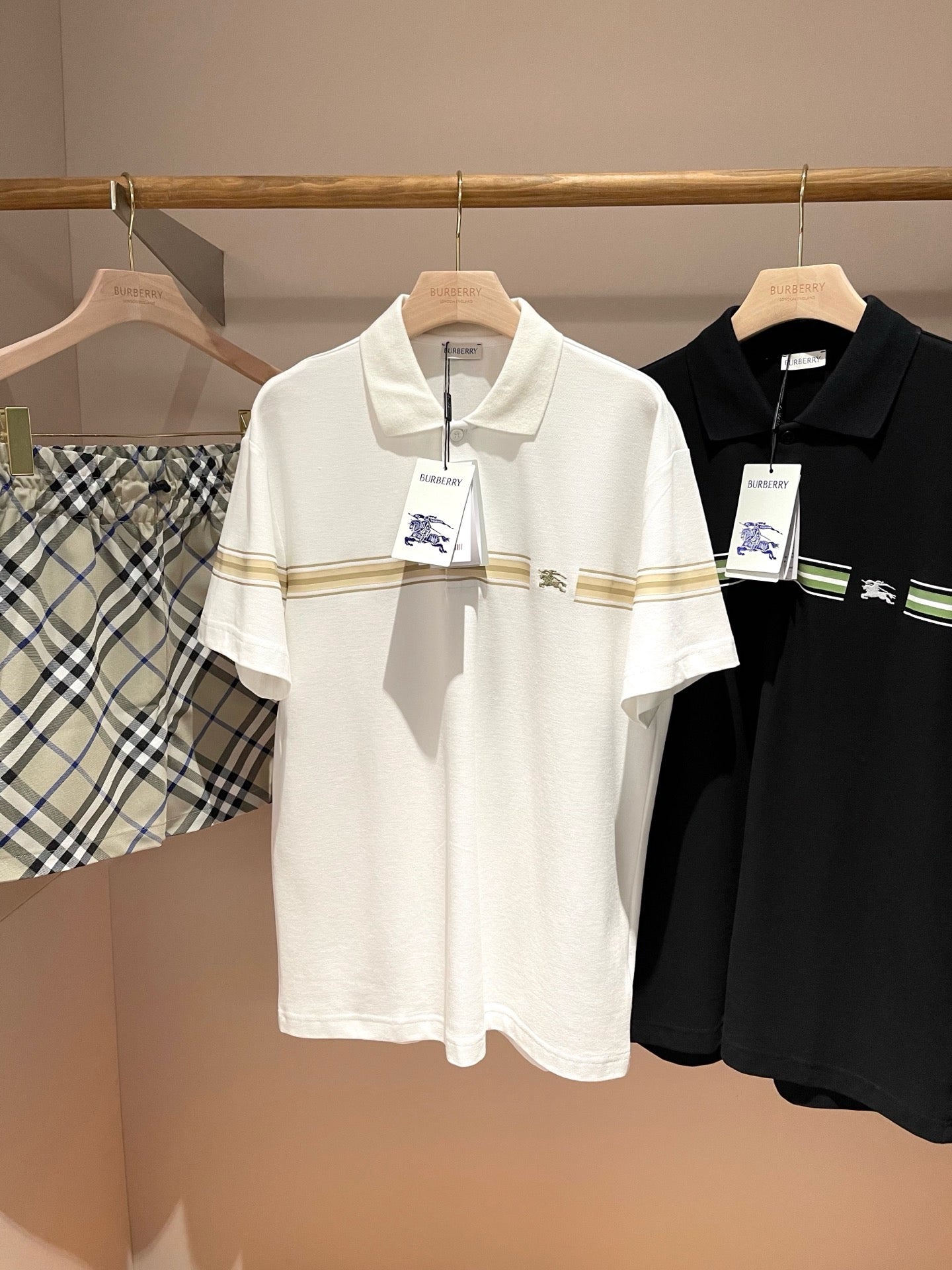 Black and White Polo - FashionHype.xyz
