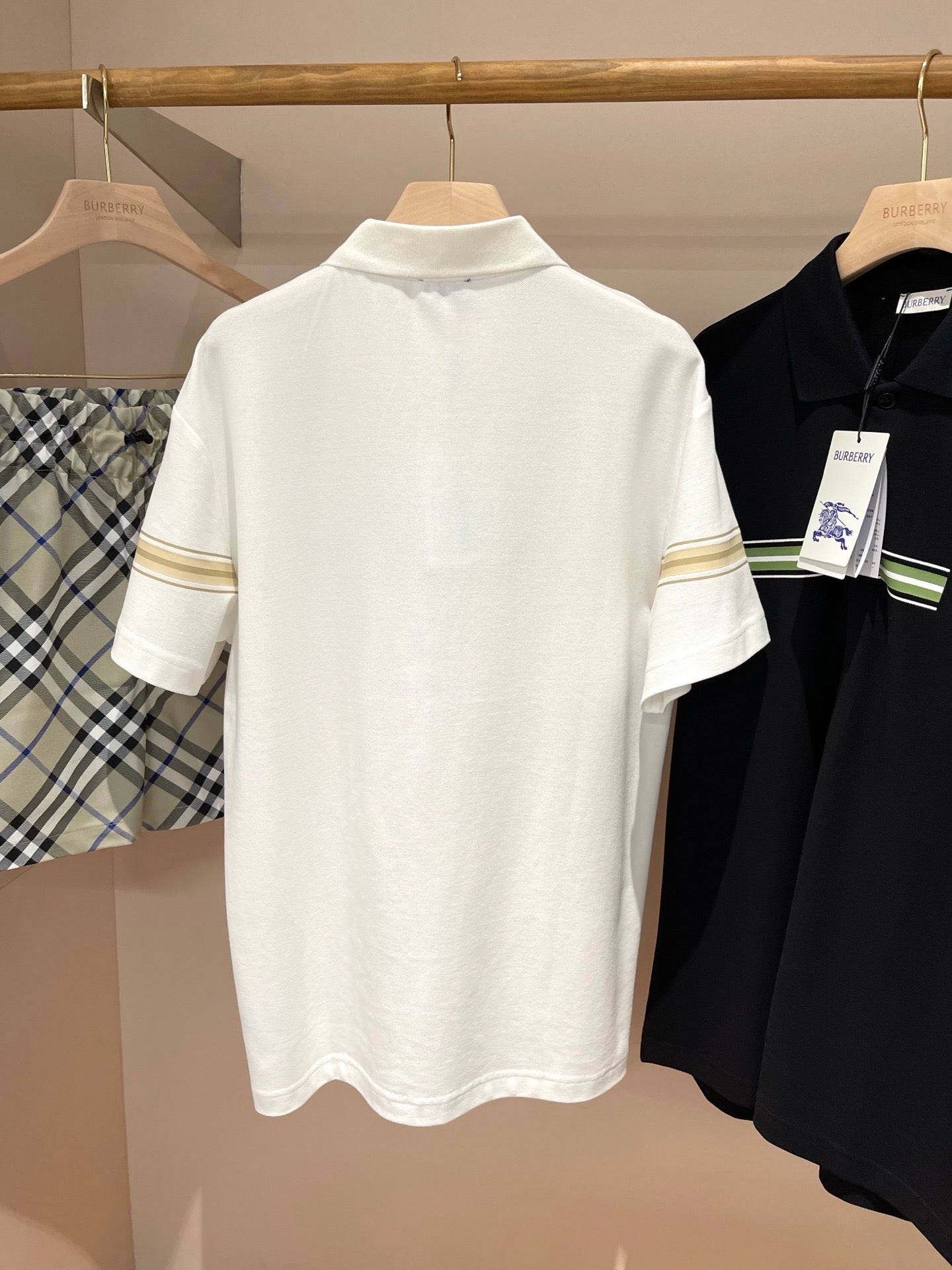 Black and White Polo - FashionHype.xyz