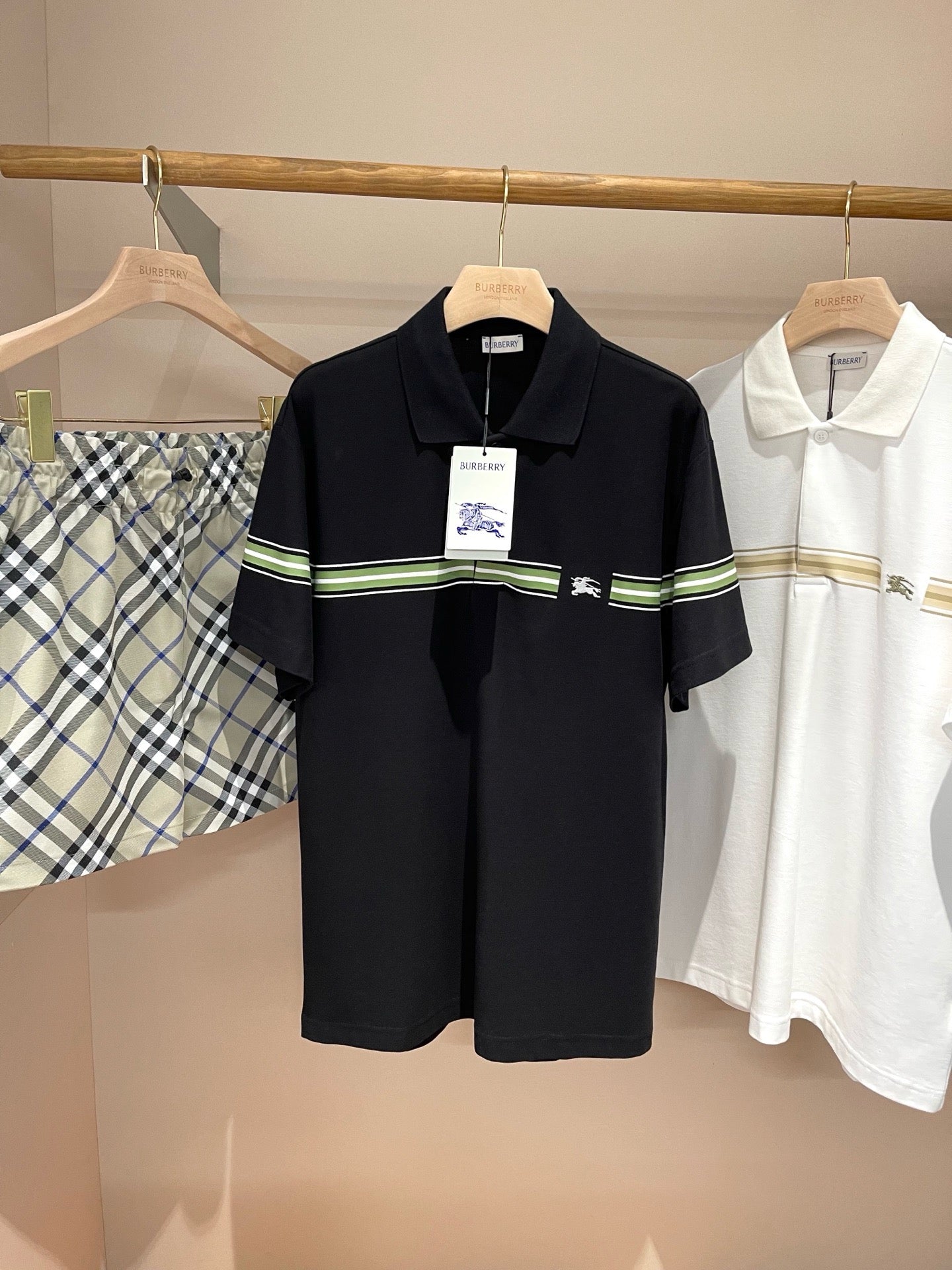 Black and White Polo - FashionHype.xyz