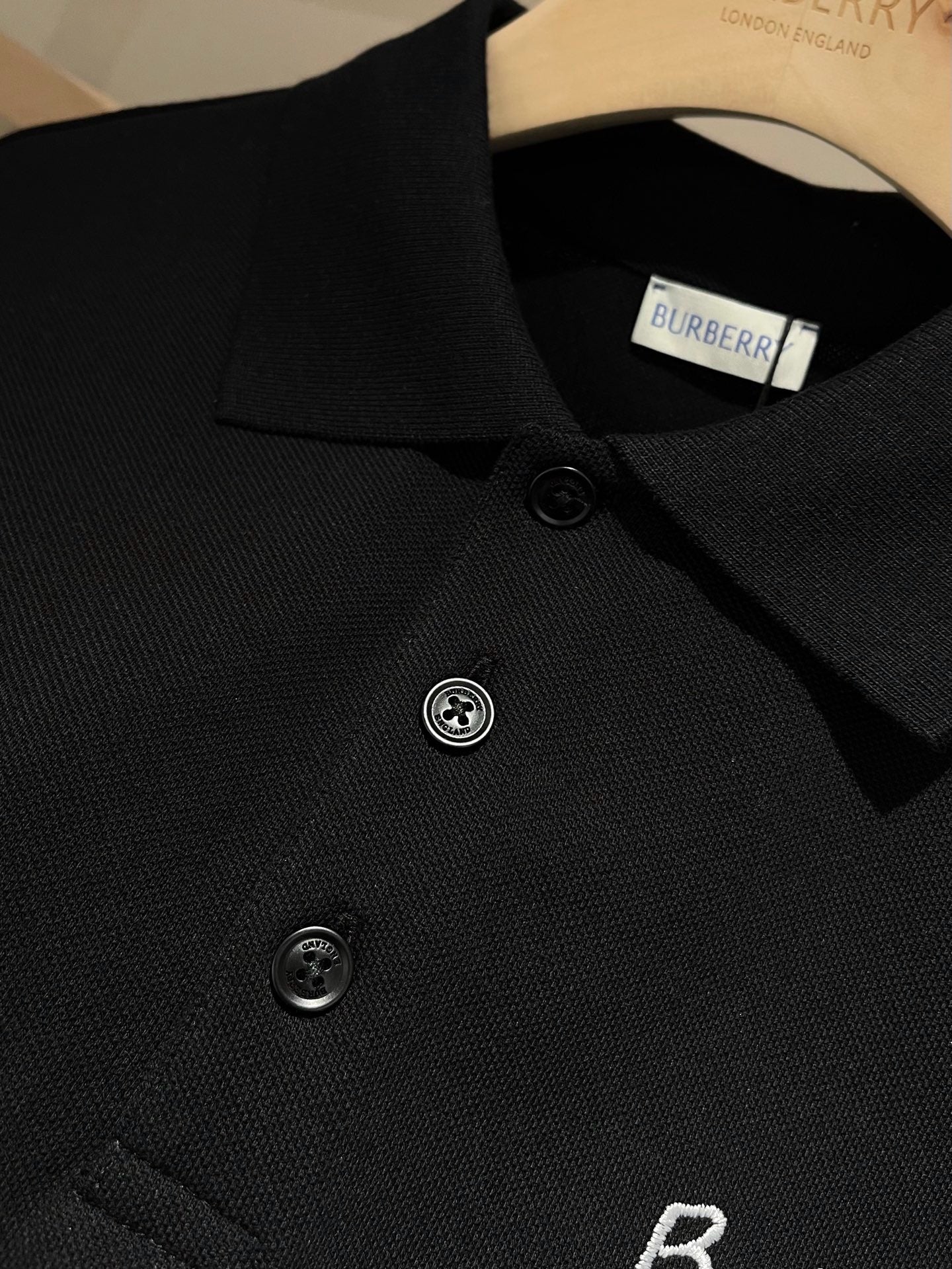 Light Blue and Black Polo - FashionHype.xyz