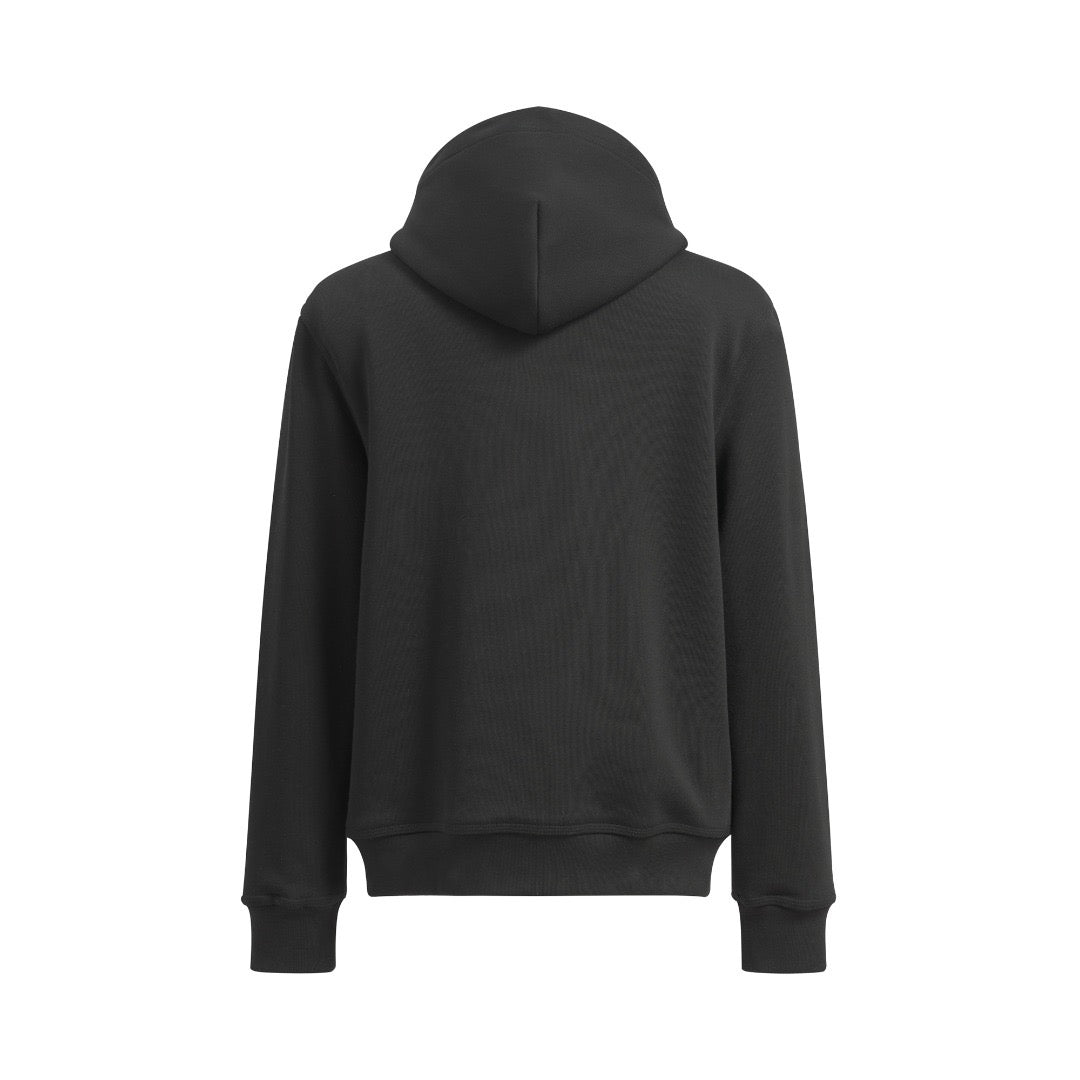 Schwarze und graue Jacke