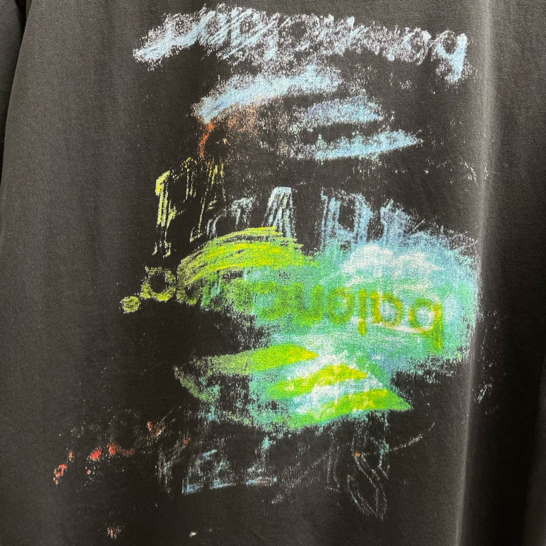 Black and Light Green T-Shirt - FashionHype.xyz