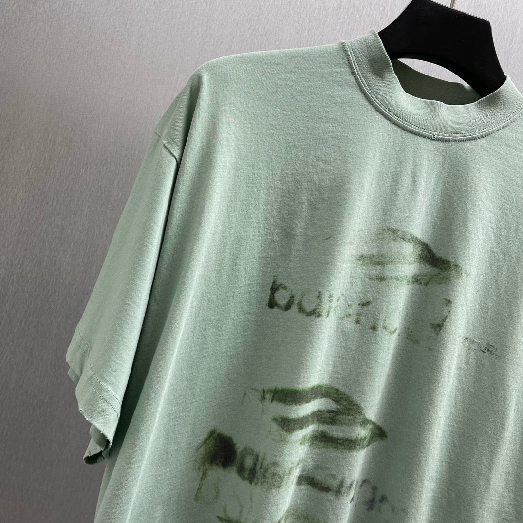Black and Light Green T-Shirt - FashionHype.xyz