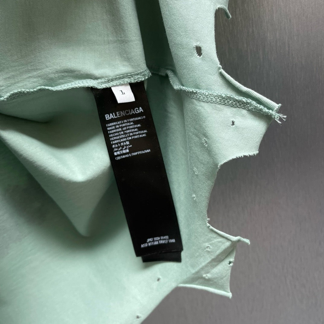 Black and Light Green T-Shirt - FashionHype.xyz