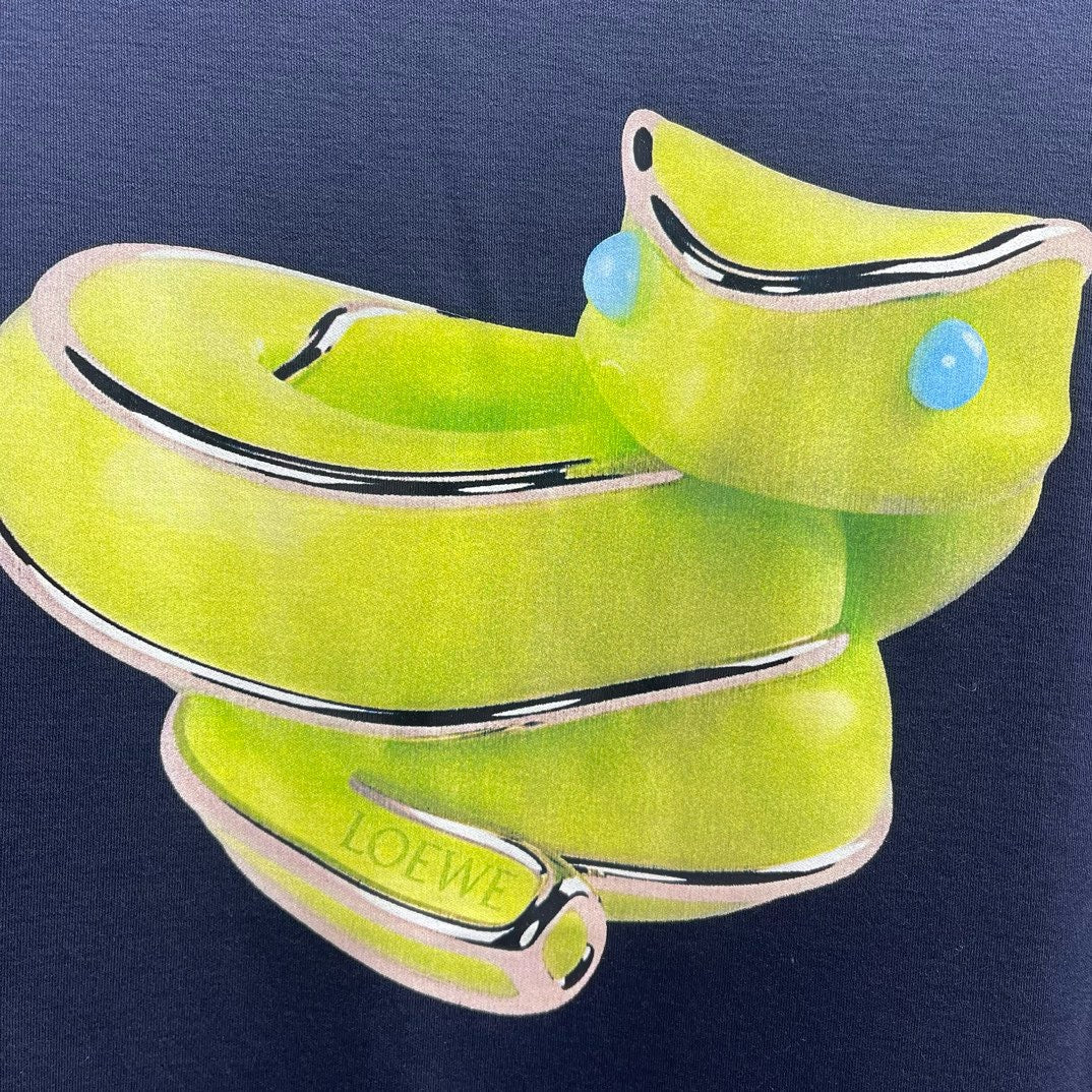 Blau-weißes T-Shirt
