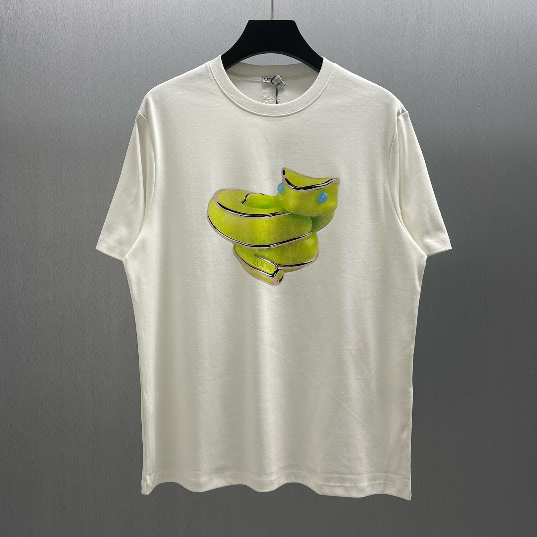 Blau-weißes T-Shirt