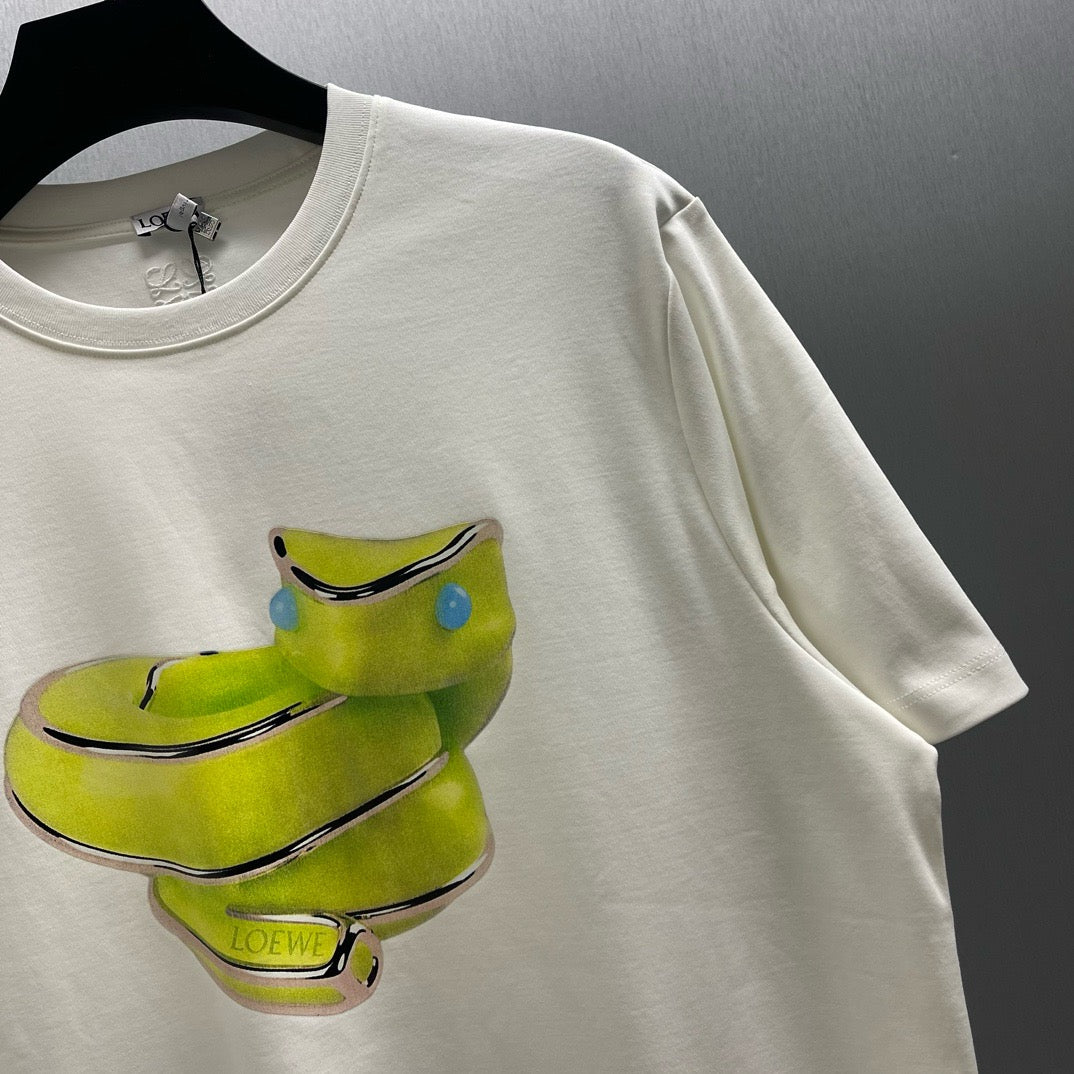 Blau-weißes T-Shirt