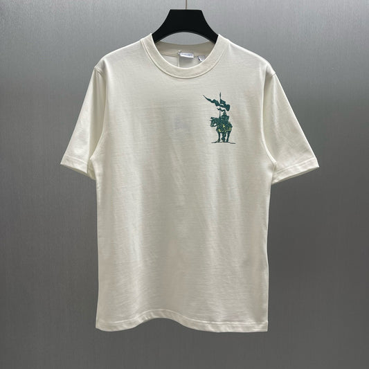 Grün-weißes T-Shirt