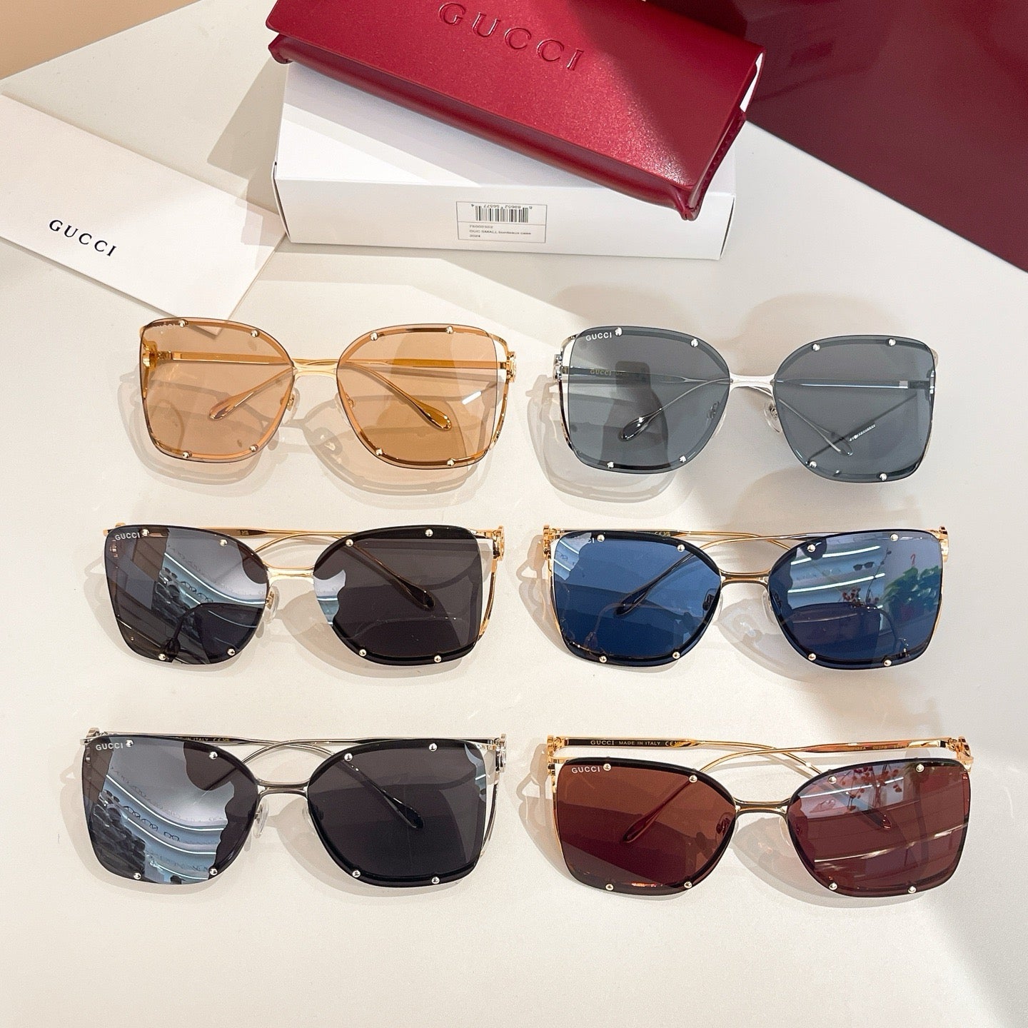 نظارة شمسية متعددة الألوان