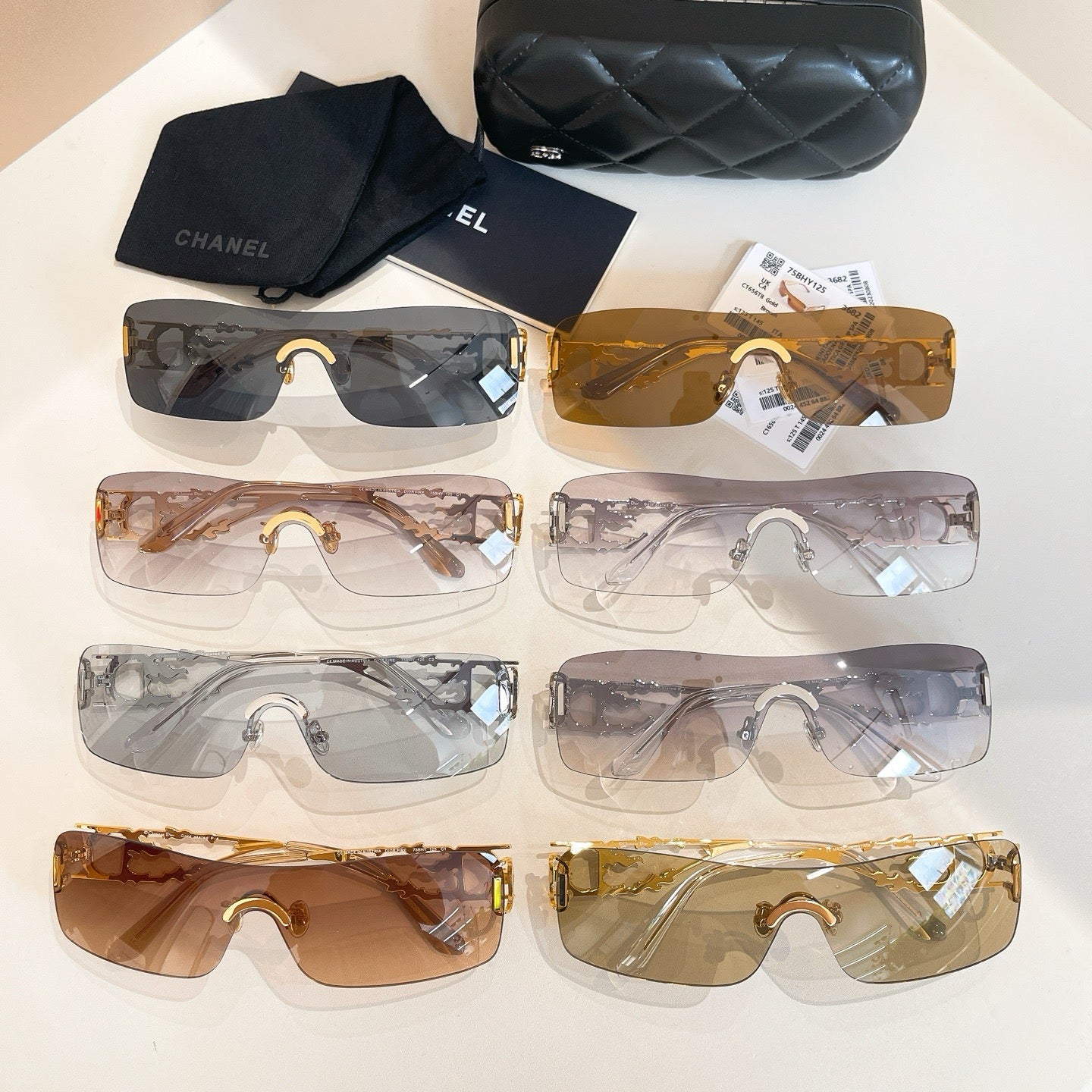 نظارة شمسية متعددة الألوان