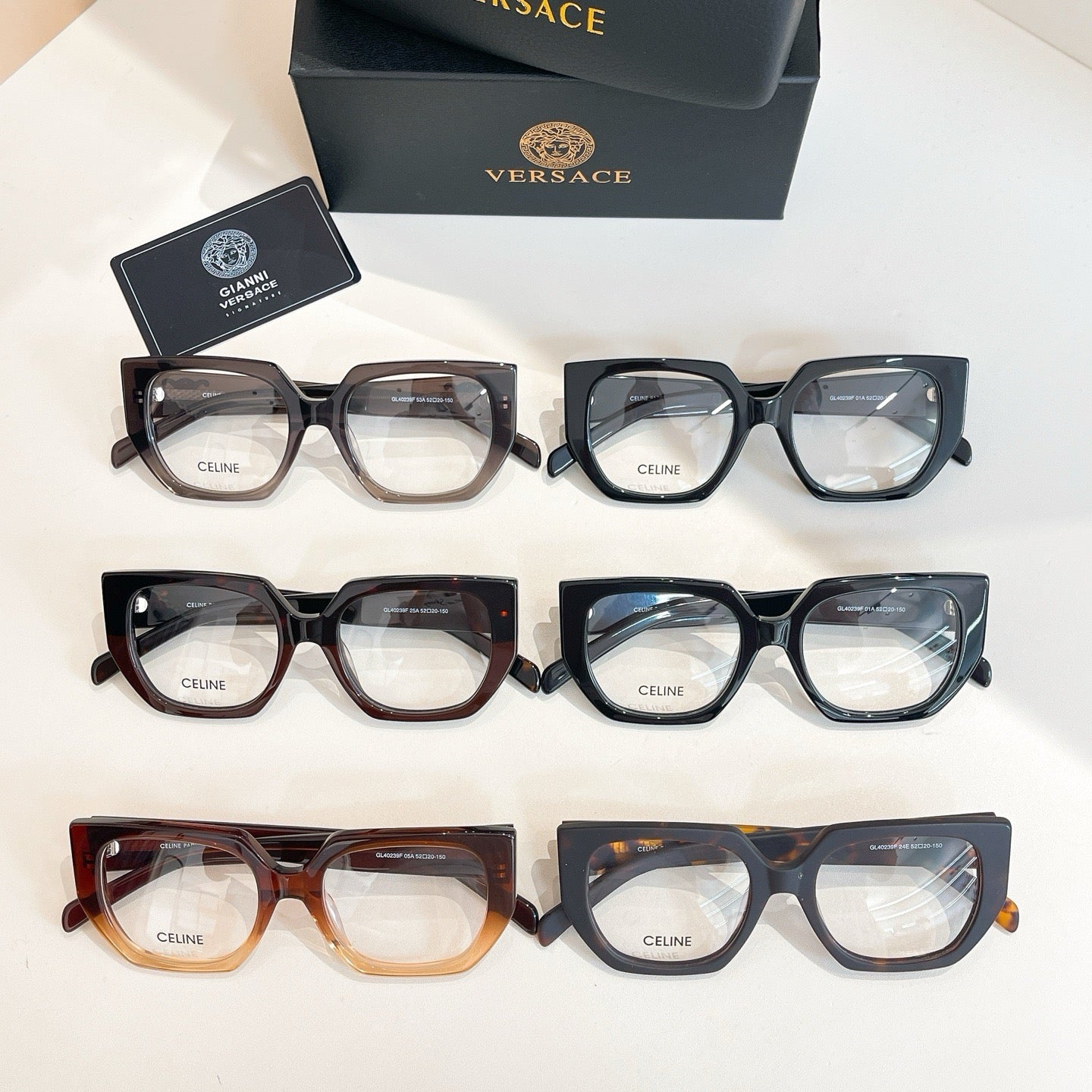 Mehrfarbige Sonnenbrille