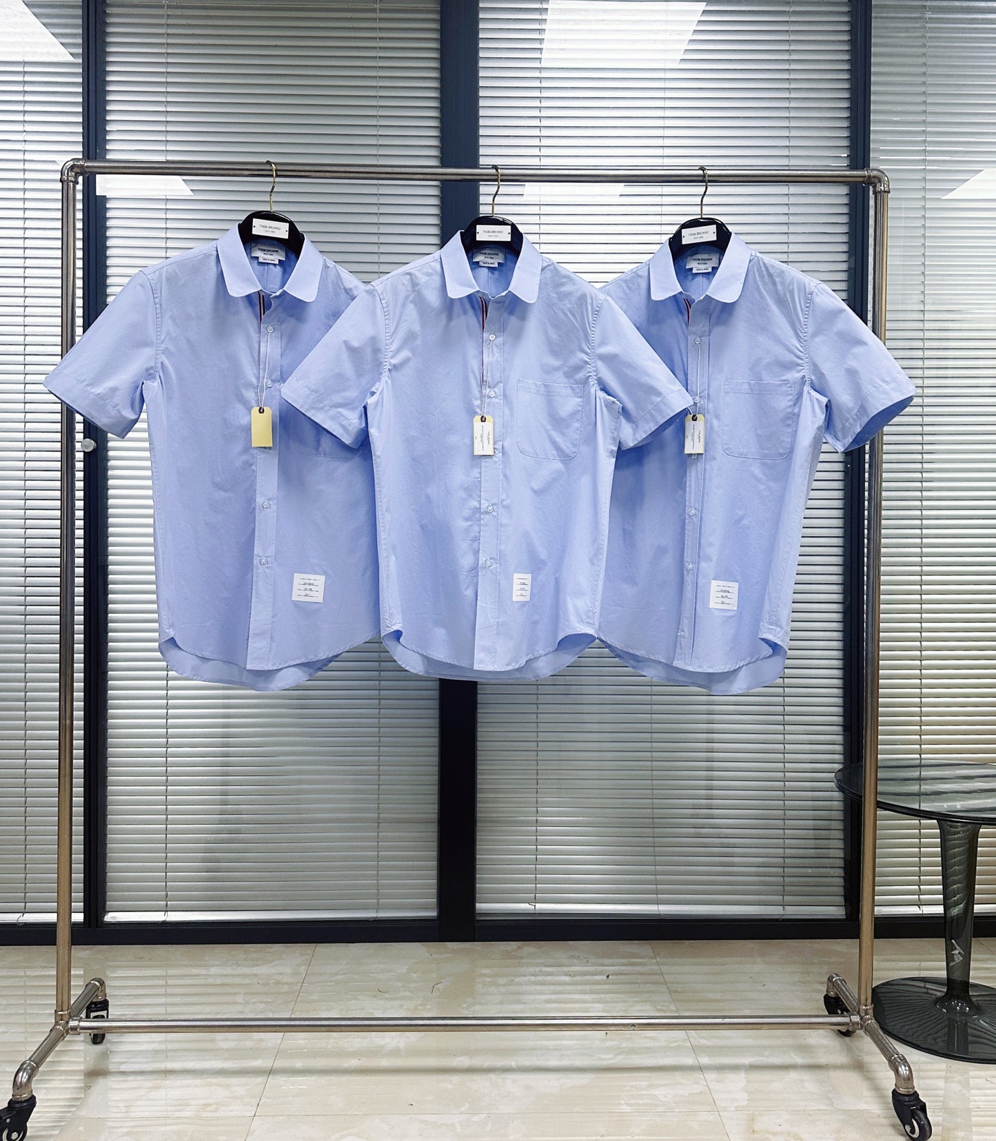 Blue and White Shirt - FashionHype.xyz