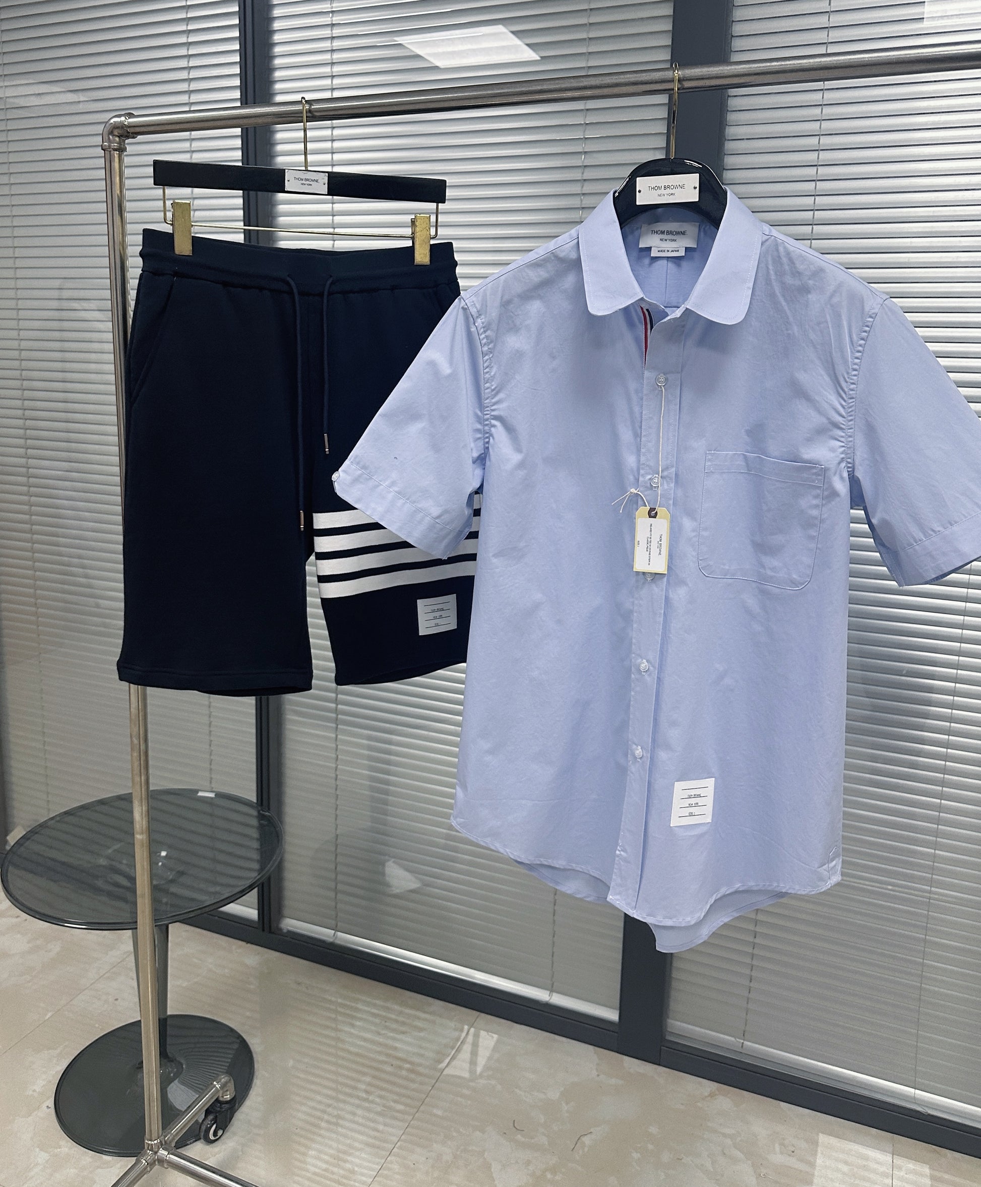 Blue and White Shirt - FashionHype.xyz