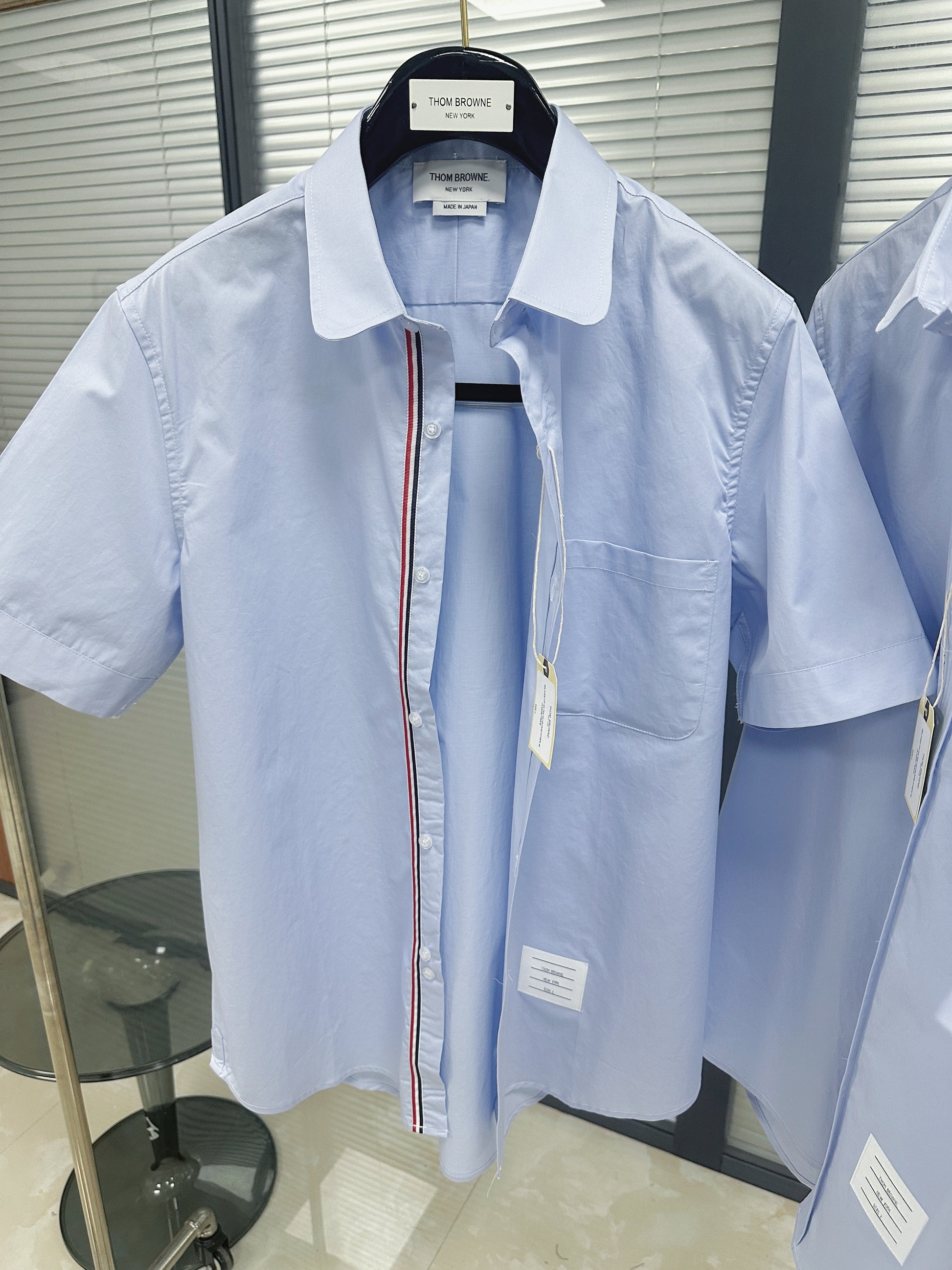 Blue and White Shirt - FashionHype.xyz