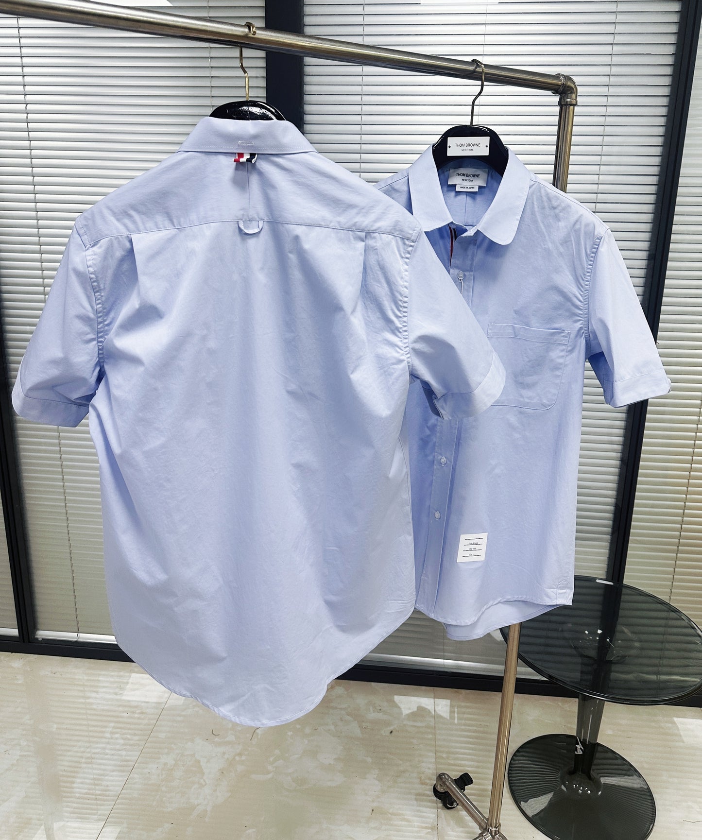 Blue and White Shirt - FashionHype.xyz