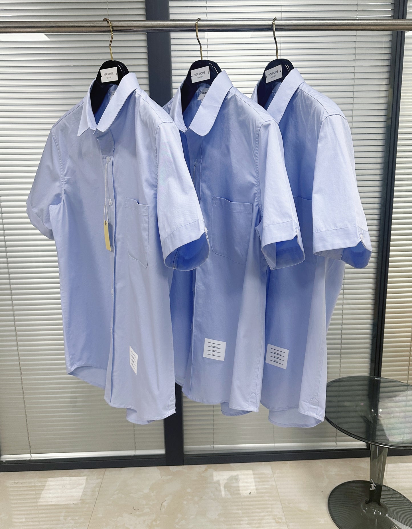 Blue and White Shirt - FashionHype.xyz