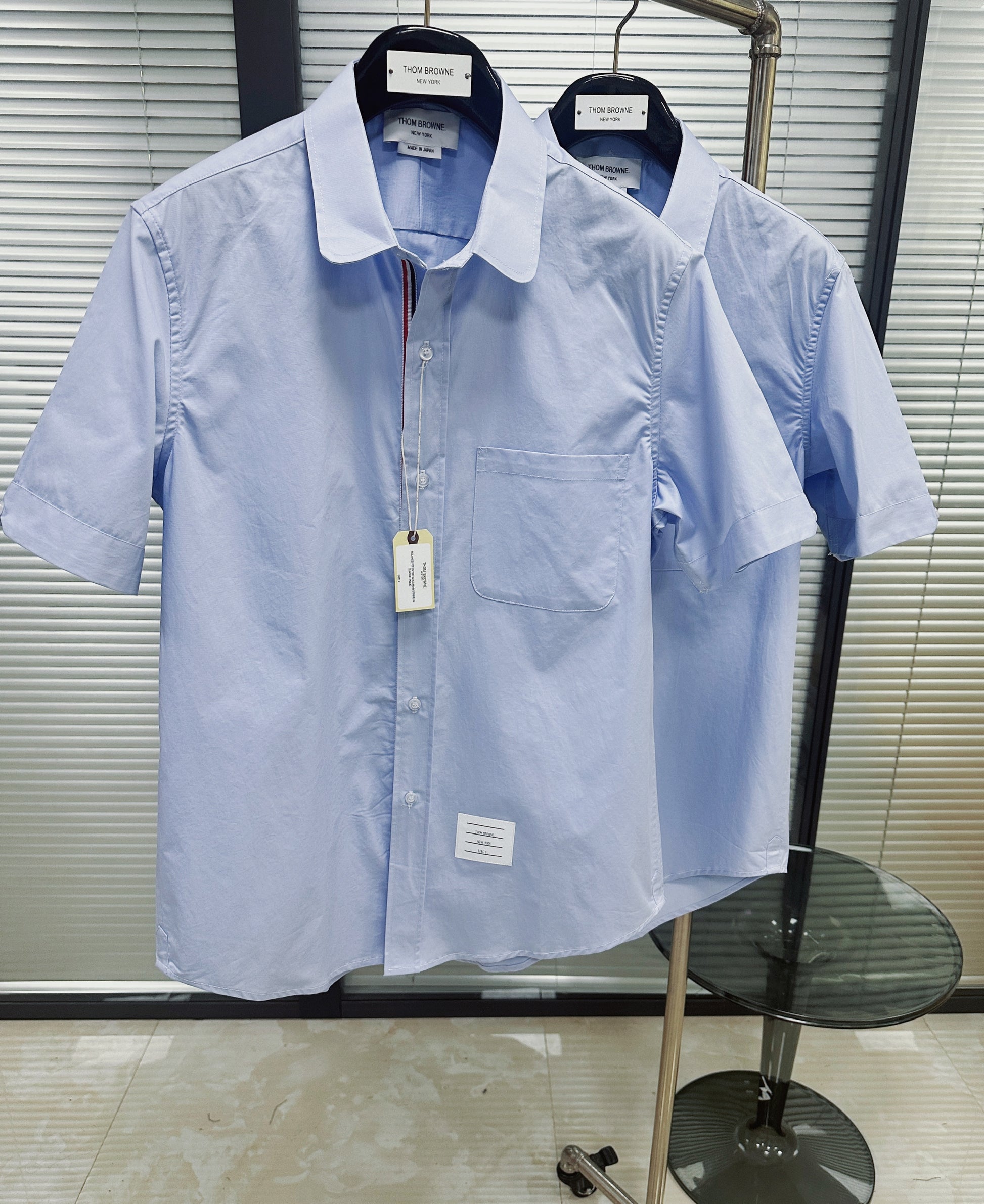 Blue and White Shirt - FashionHype.xyz