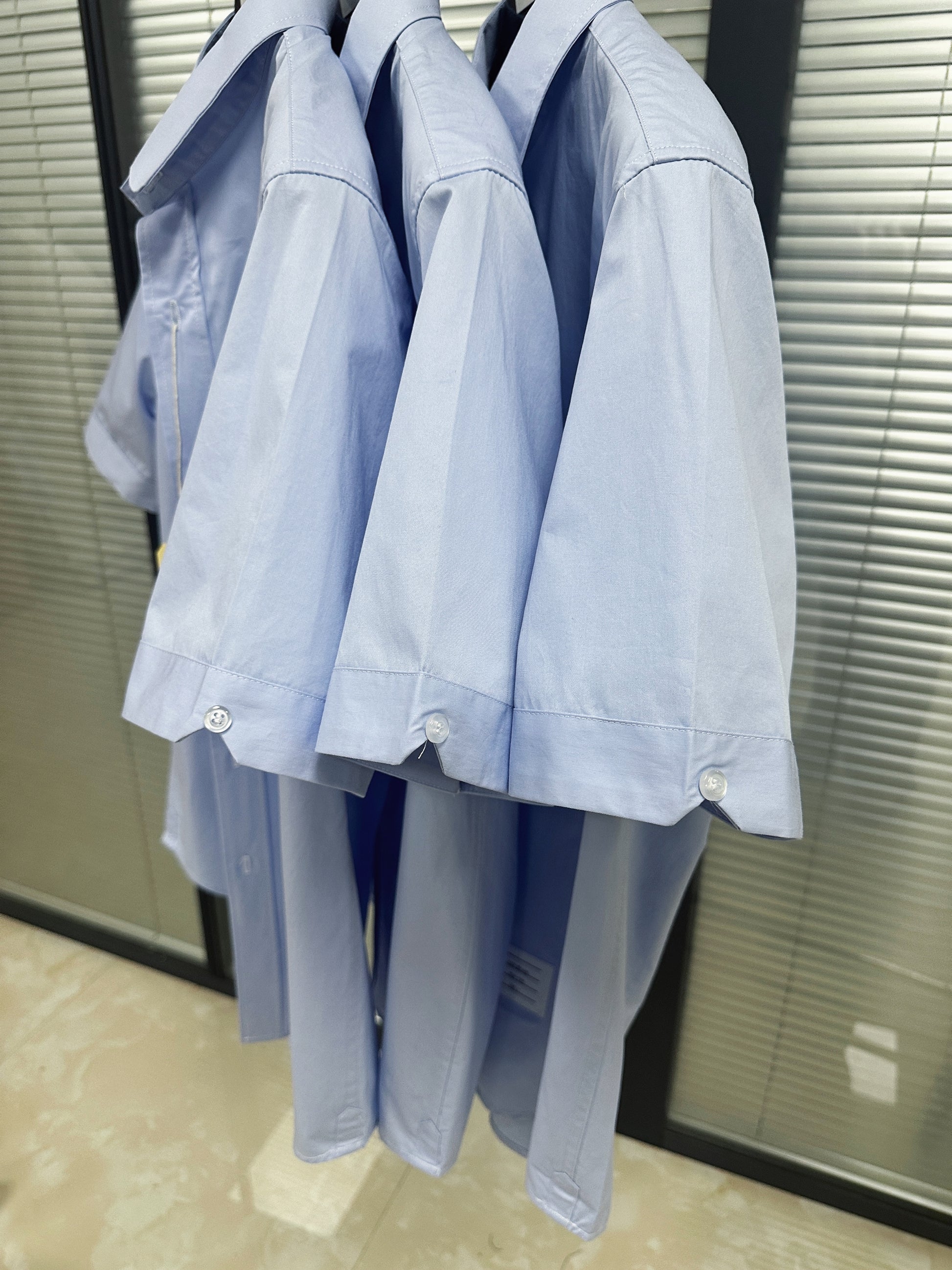 Blue and White Shirt - FashionHype.xyz