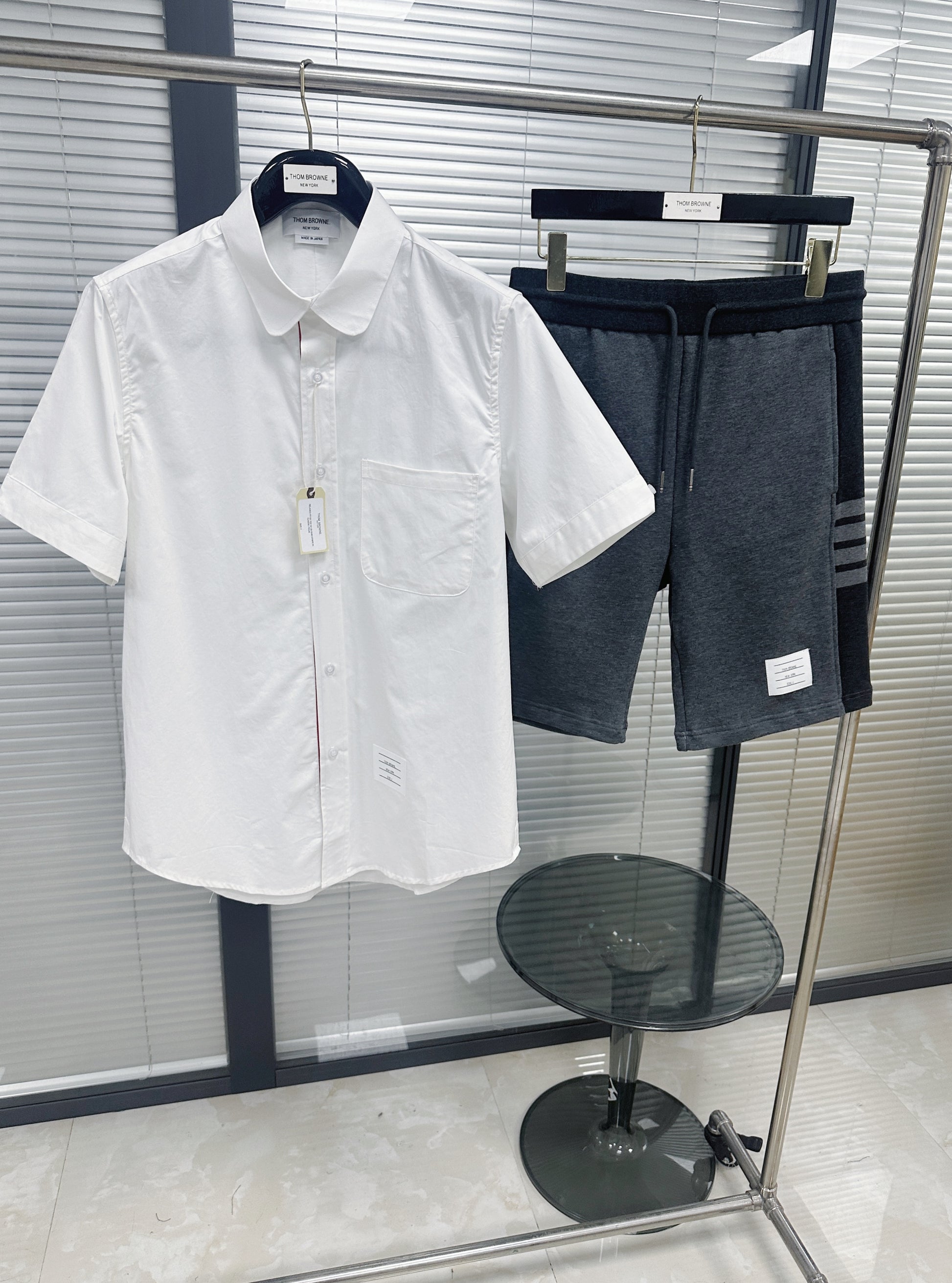 Blue and White Shirt - FashionHype.xyz