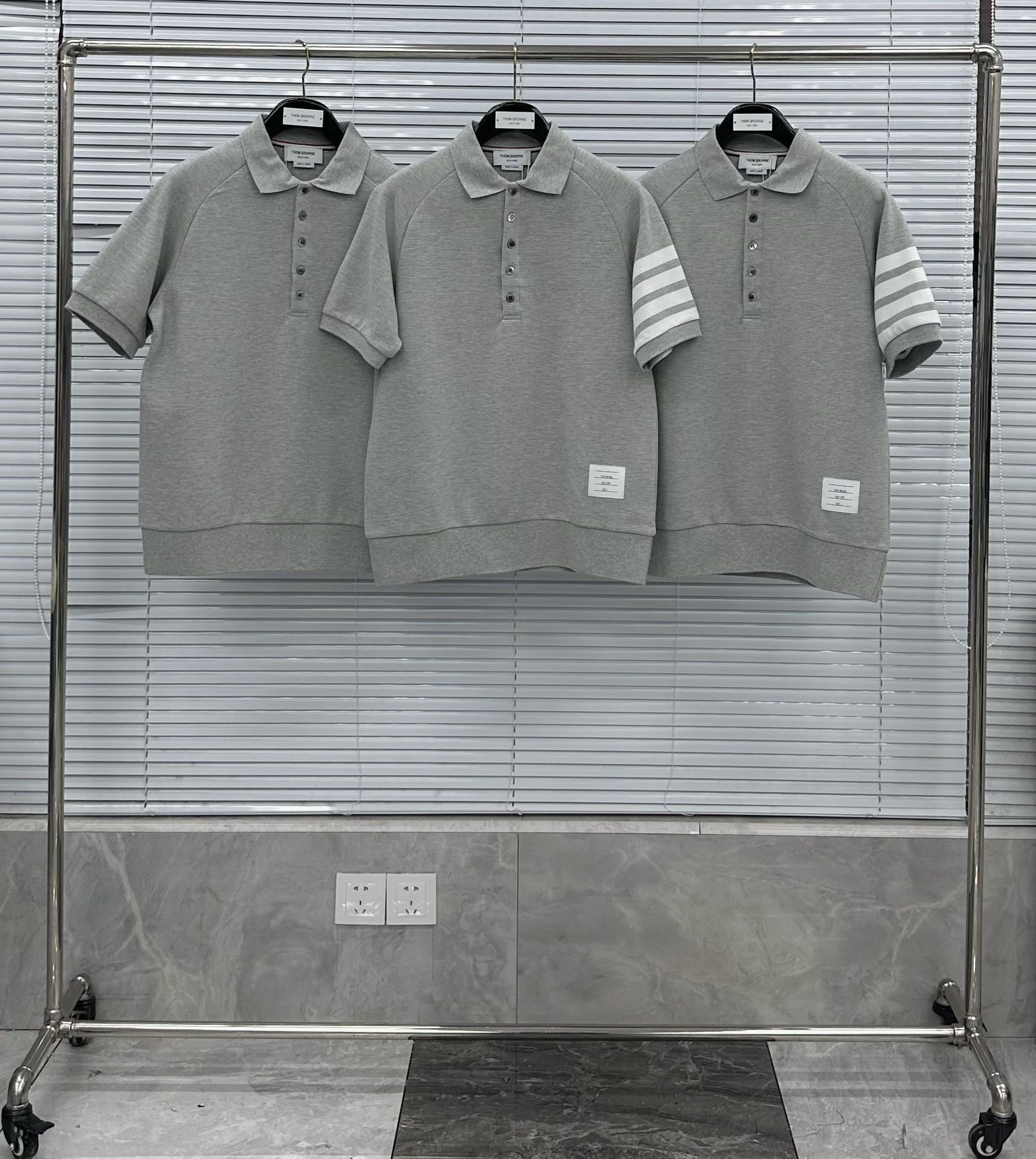 Dark Blue and Grey Shirt - FashionHype.xyz