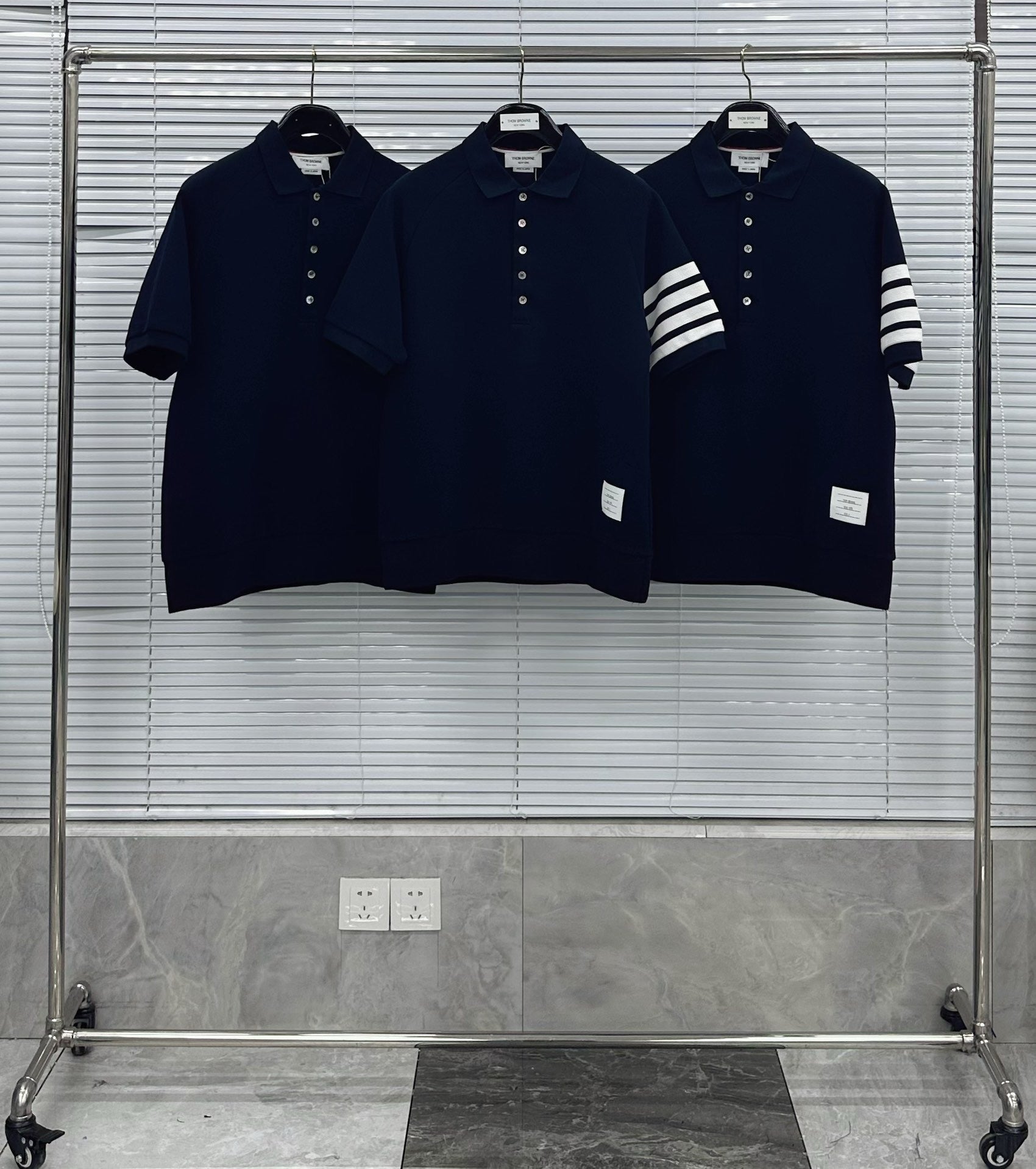 Dark Blue and Grey Shirt - FashionHype.xyz