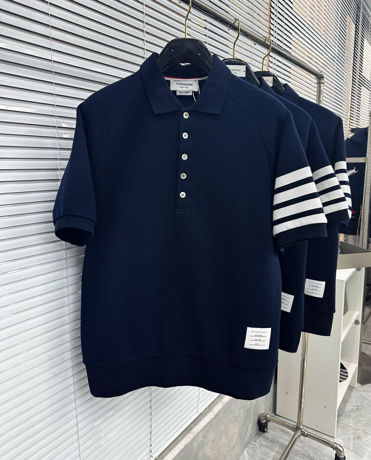 Dark Blue and Grey Shirt - FashionHype.xyz