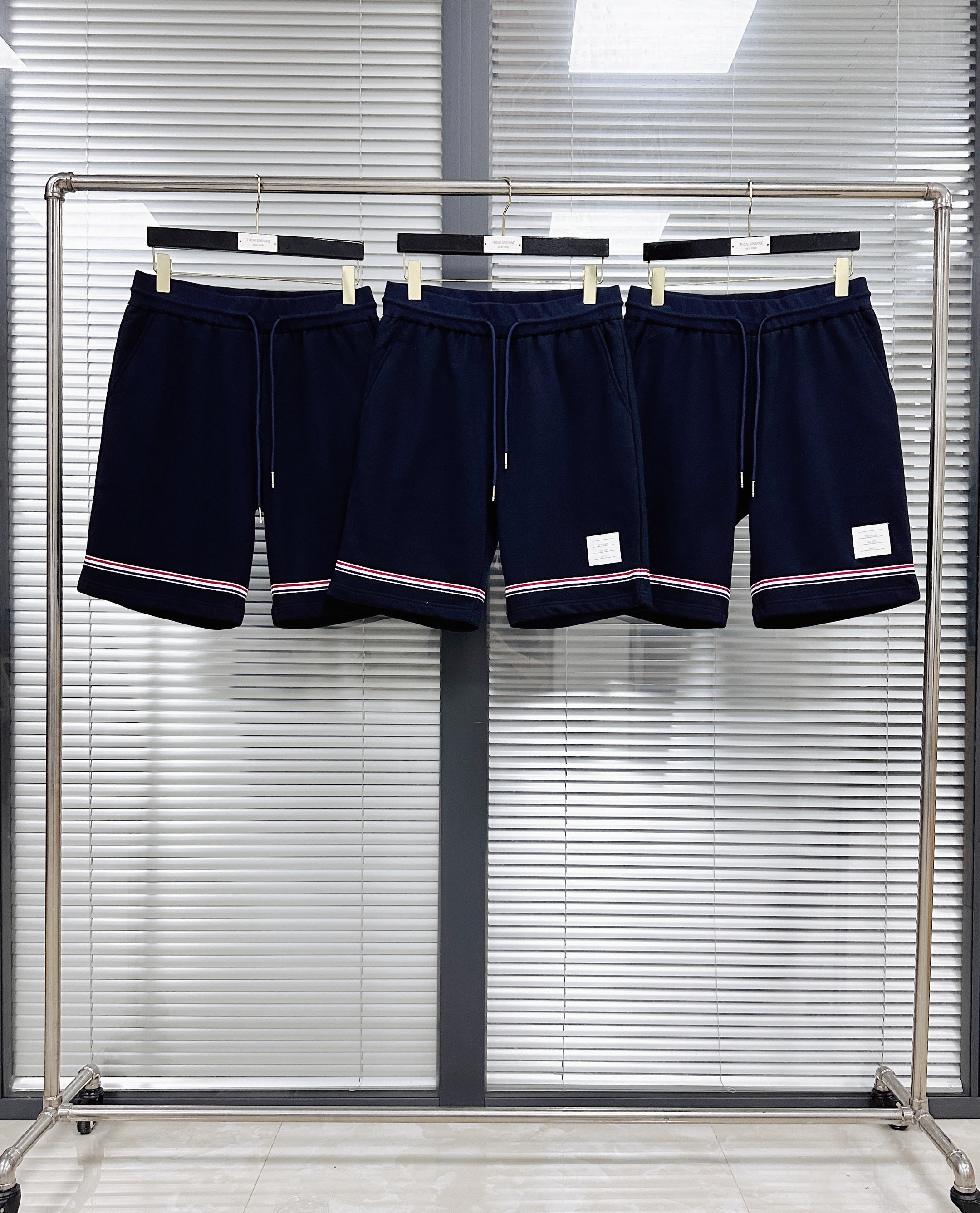 Dark Blue and Grey Short - FashionHype.xyz