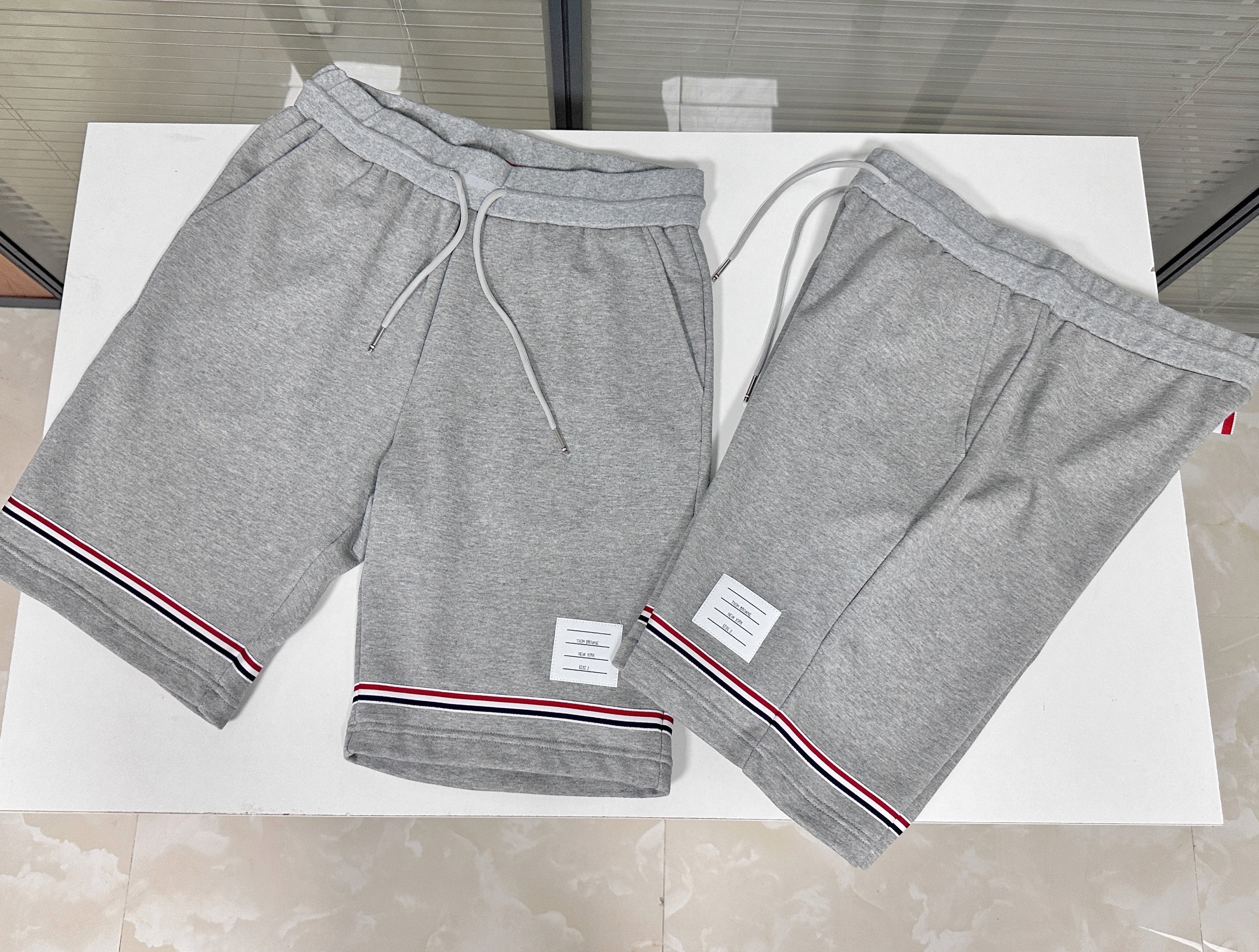 Dark Blue and Grey Short - FashionHype.xyz