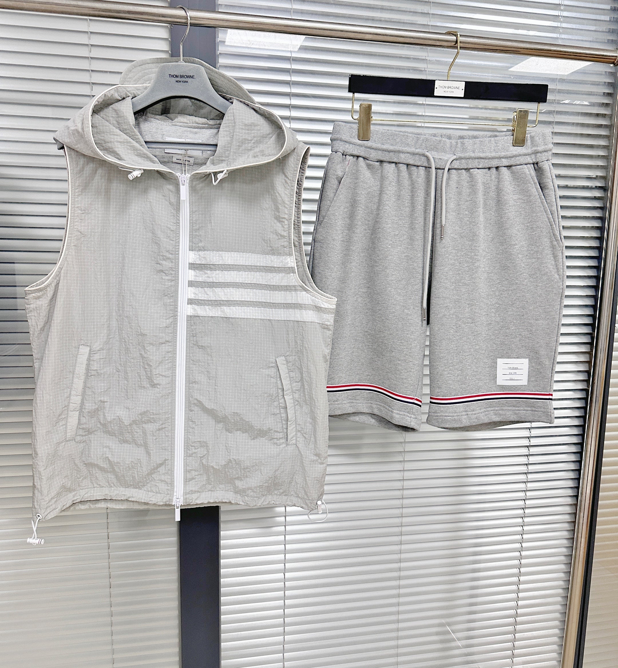 Dark Blue and Grey Short - FashionHype.xyz