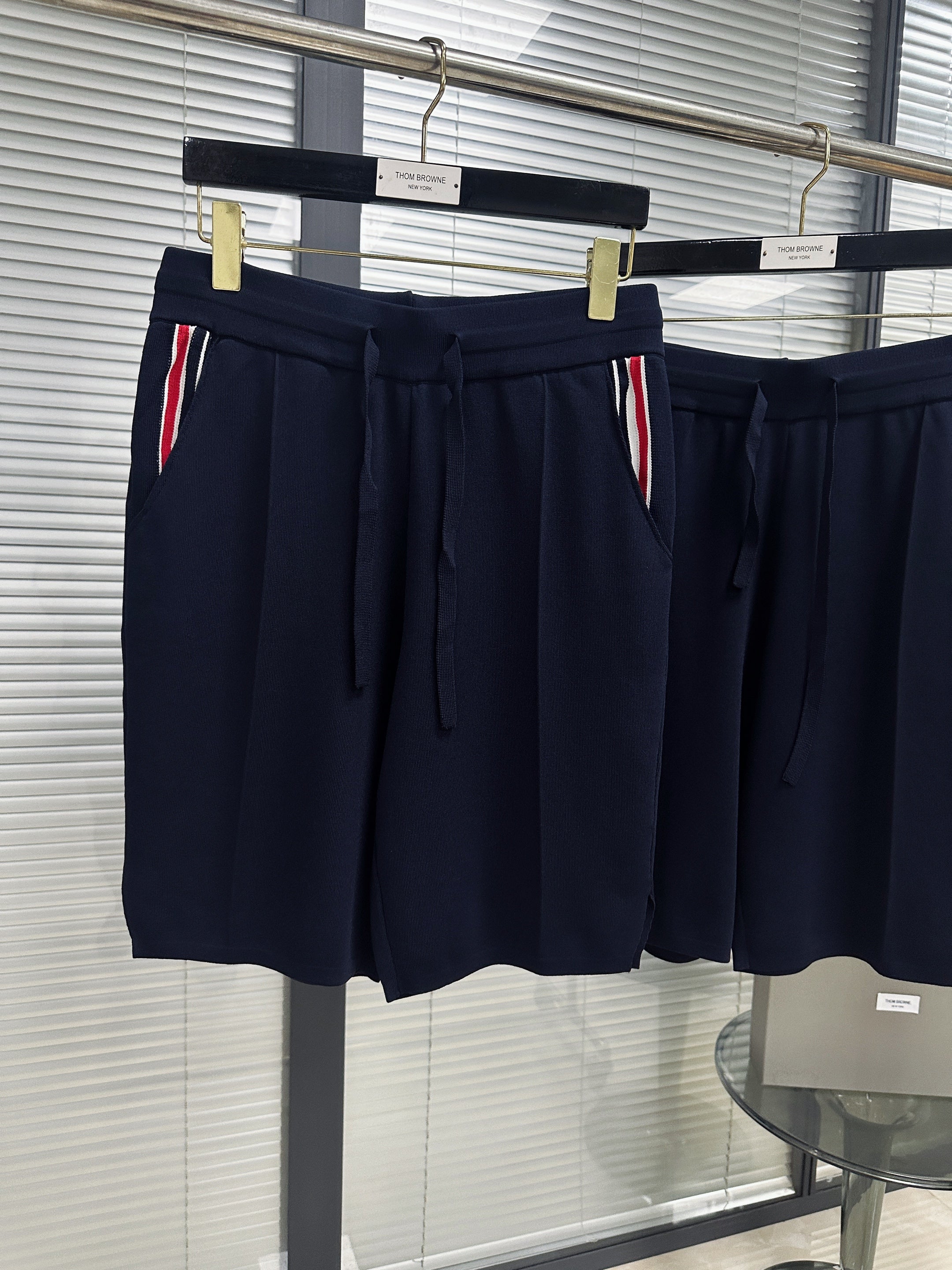 White and Dark Blue Short - FashionHype.xyz
