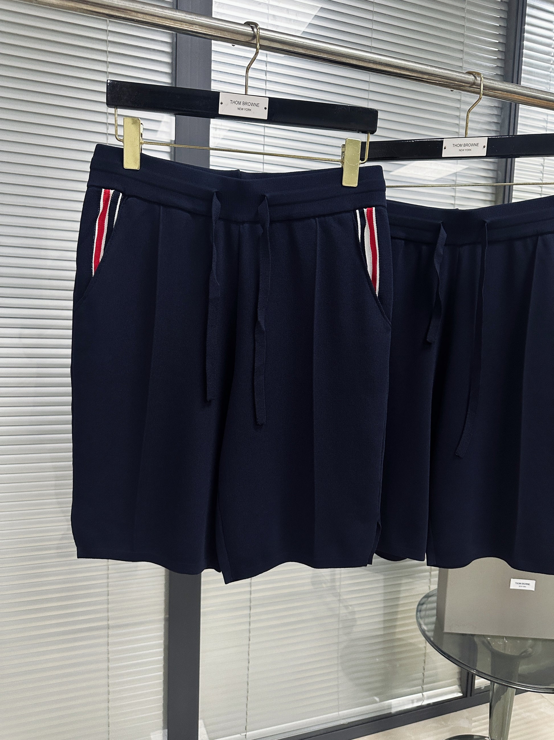 White and Dark Blue Short - FashionHype.xyz
