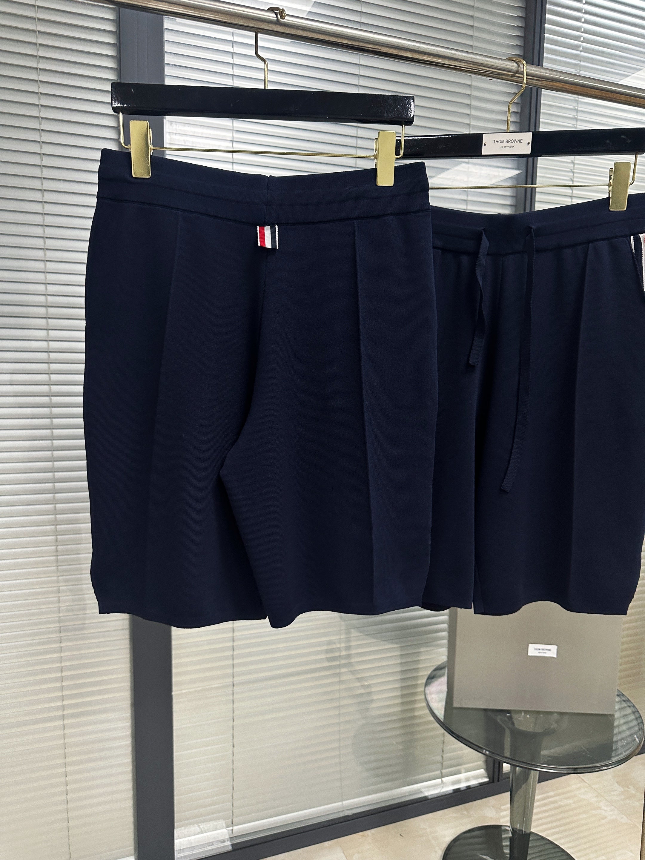 White and Dark Blue Short - FashionHype.xyz