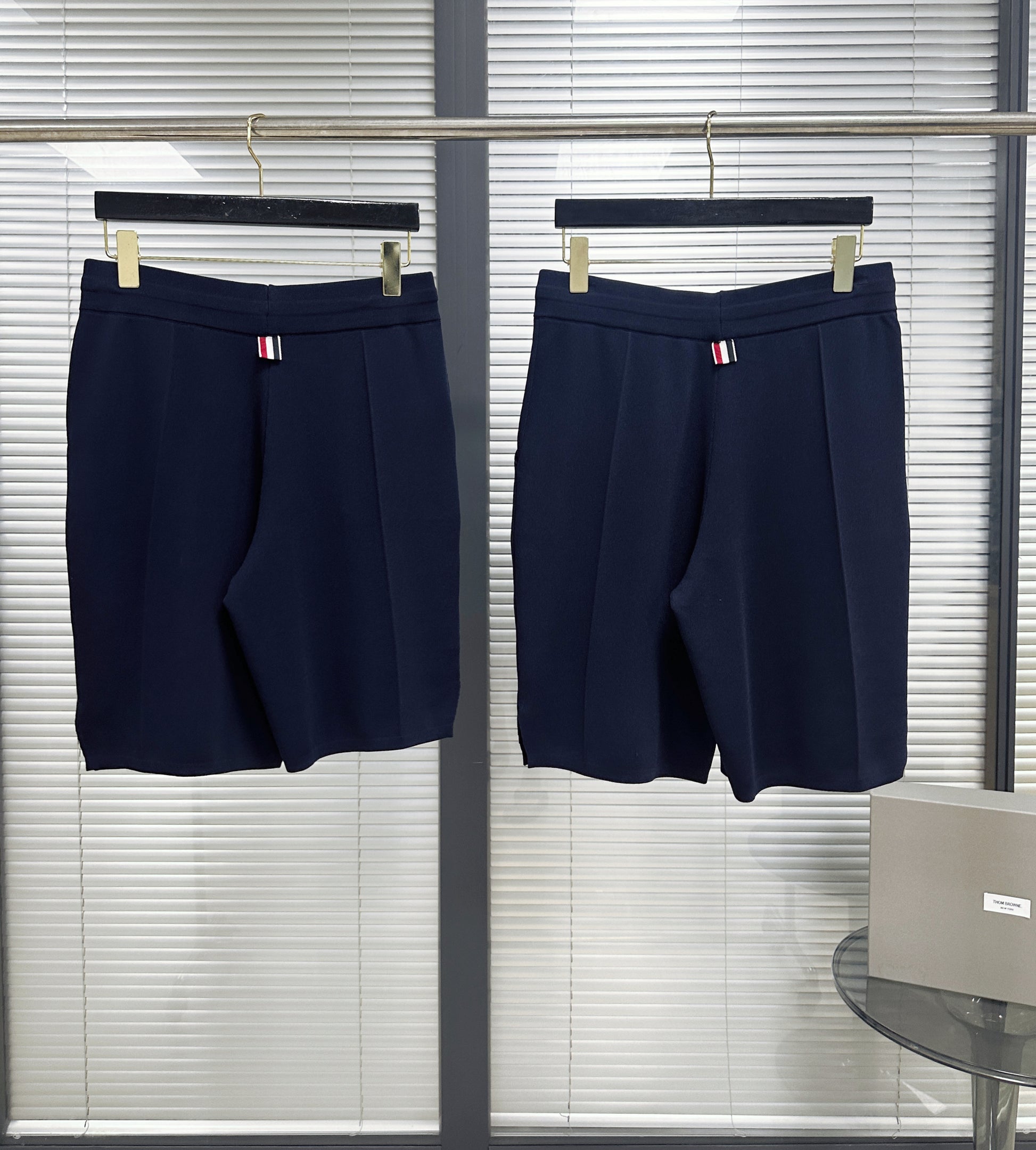 White and Dark Blue Short - FashionHype.xyz