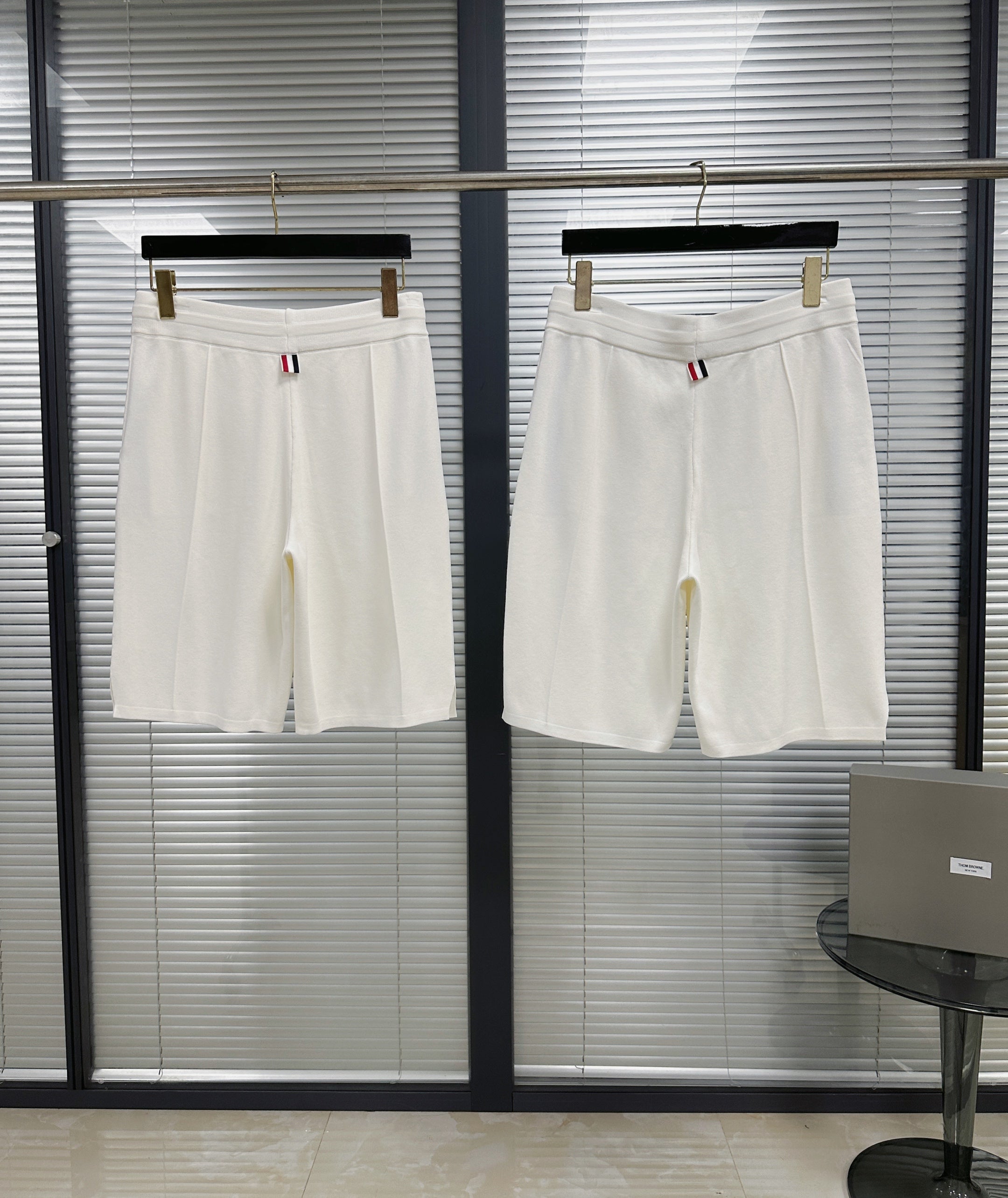 White and Dark Blue Short - FashionHype.xyz