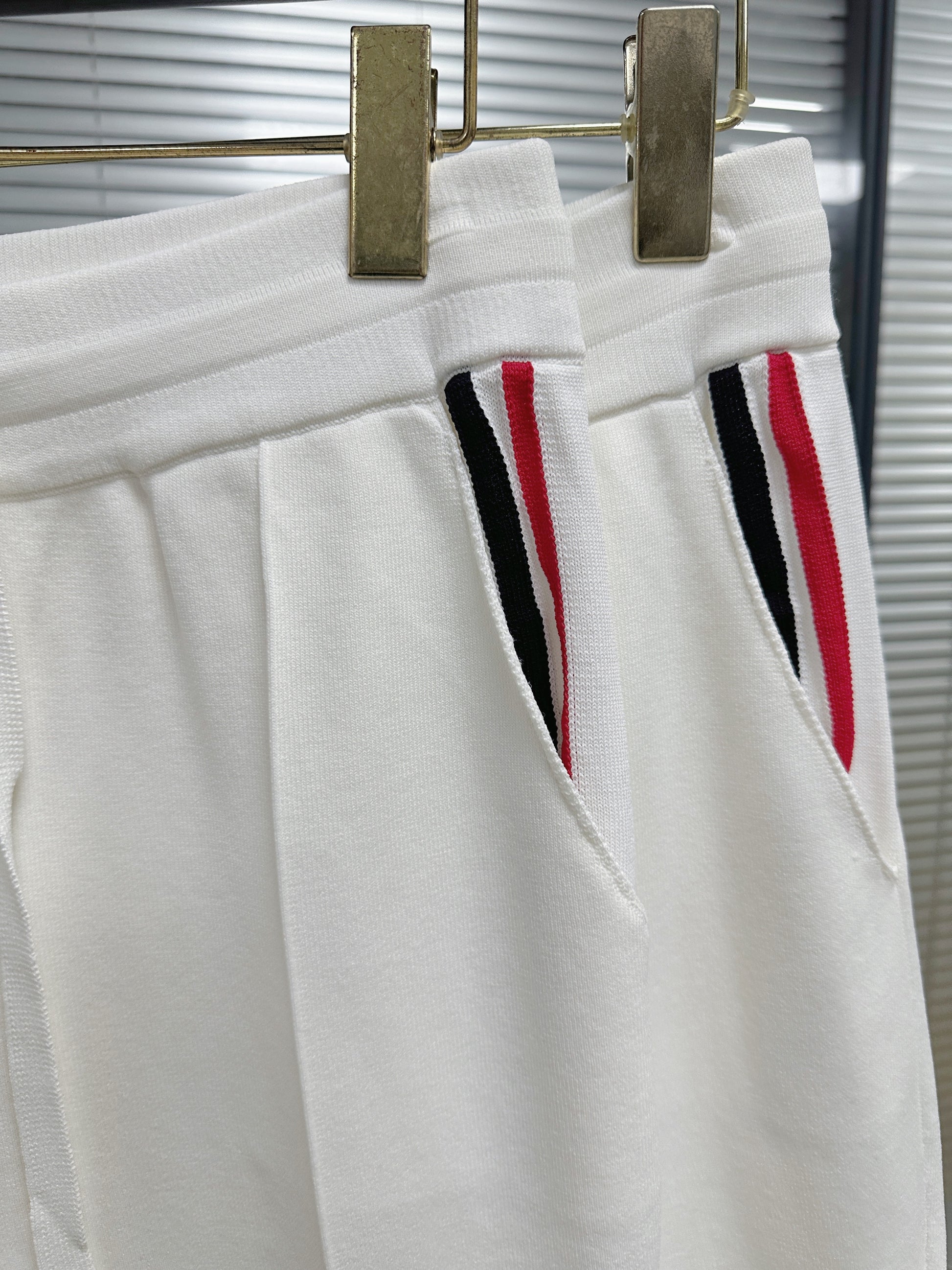 White and Dark Blue Short - FashionHype.xyz