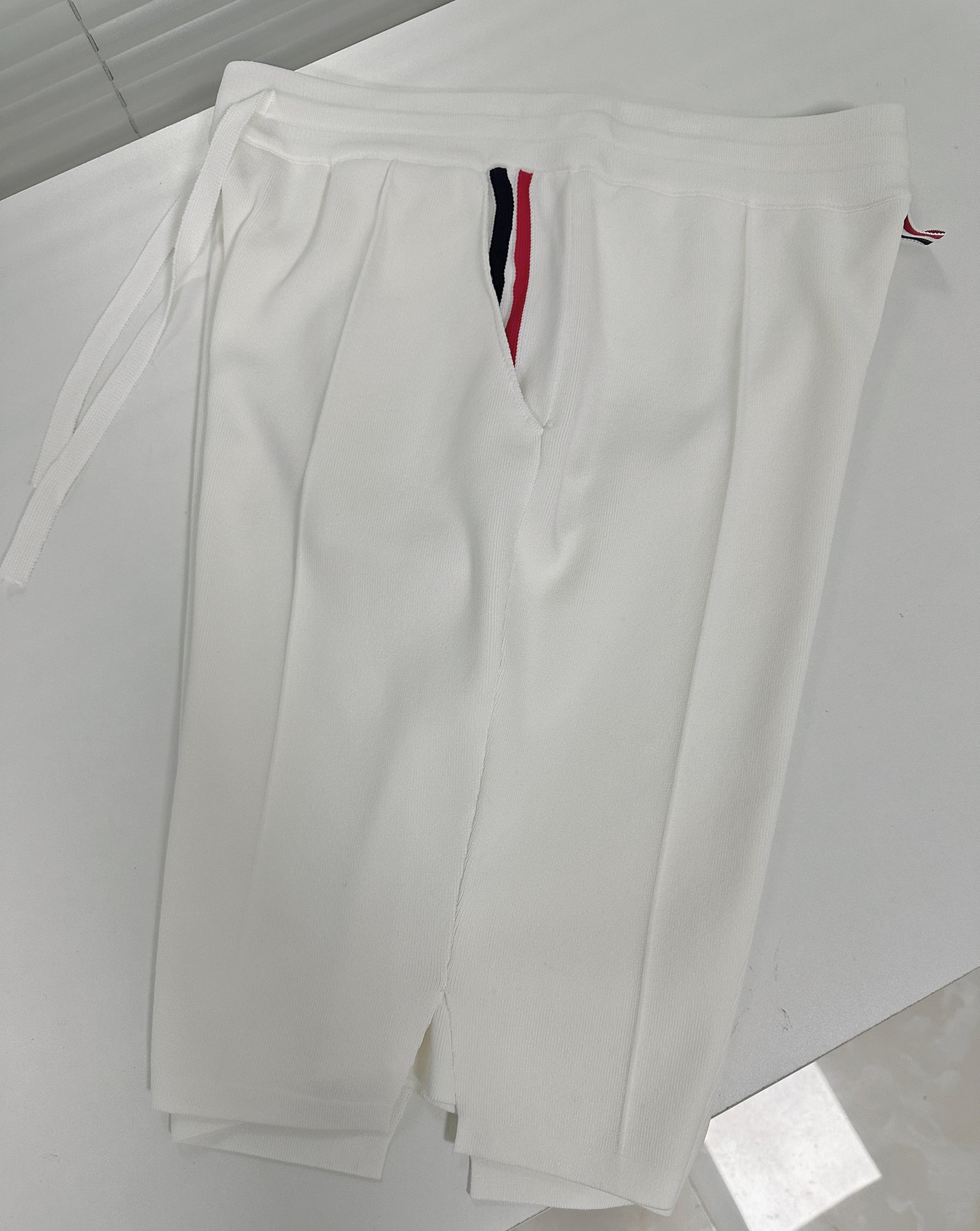 White and Dark Blue Short - FashionHype.xyz