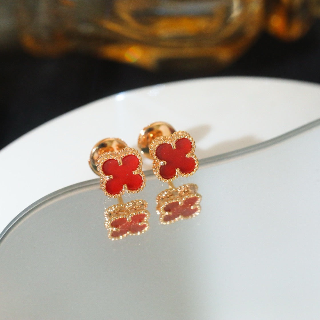 Green and Red Earring - FashionHype.xyz