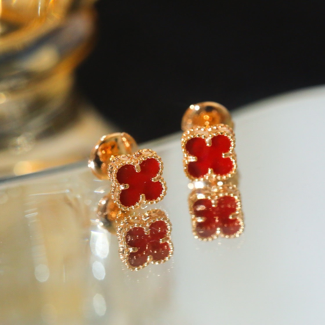 Green and Red Earring - FashionHype.xyz