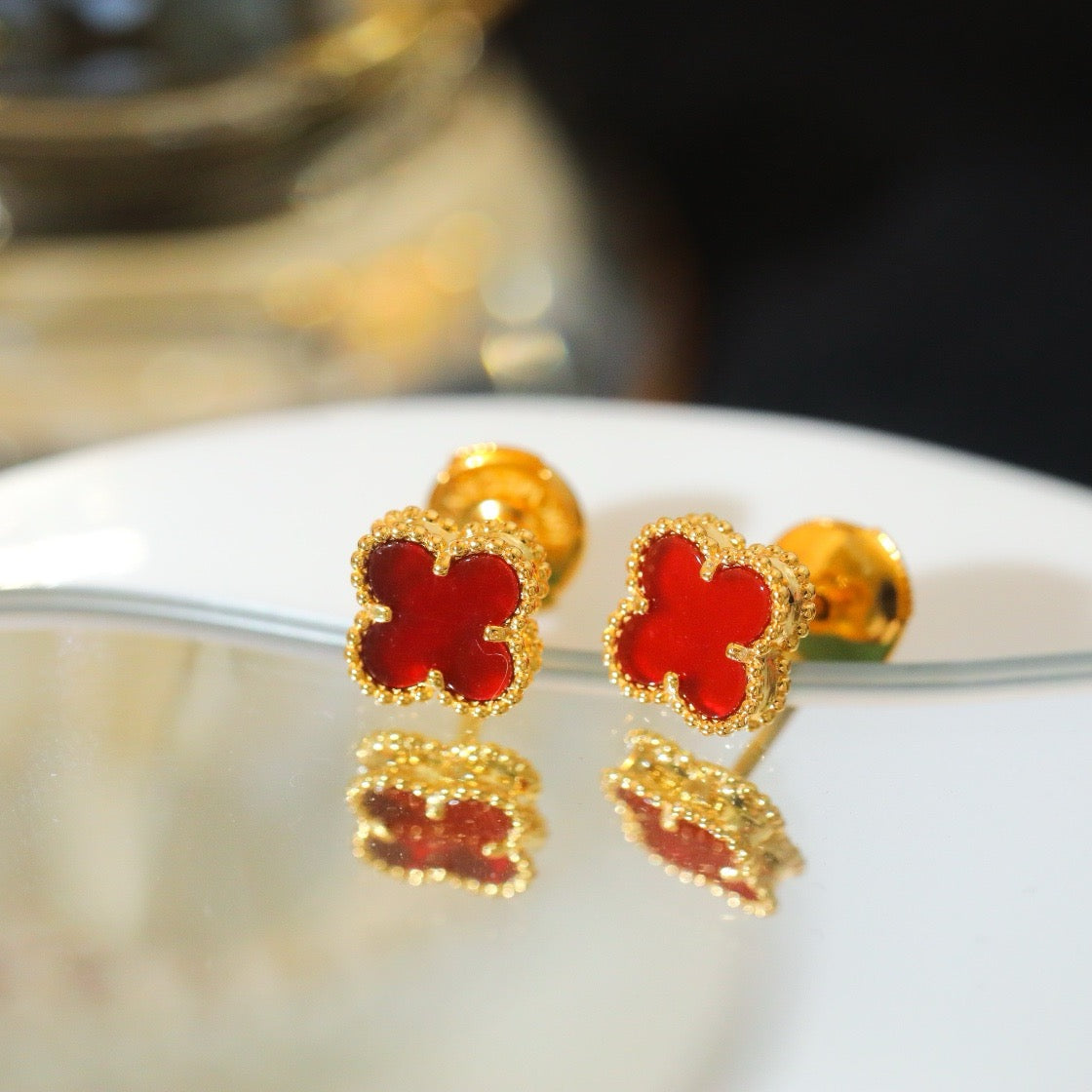 Green and Red Earring - FashionHype.xyz