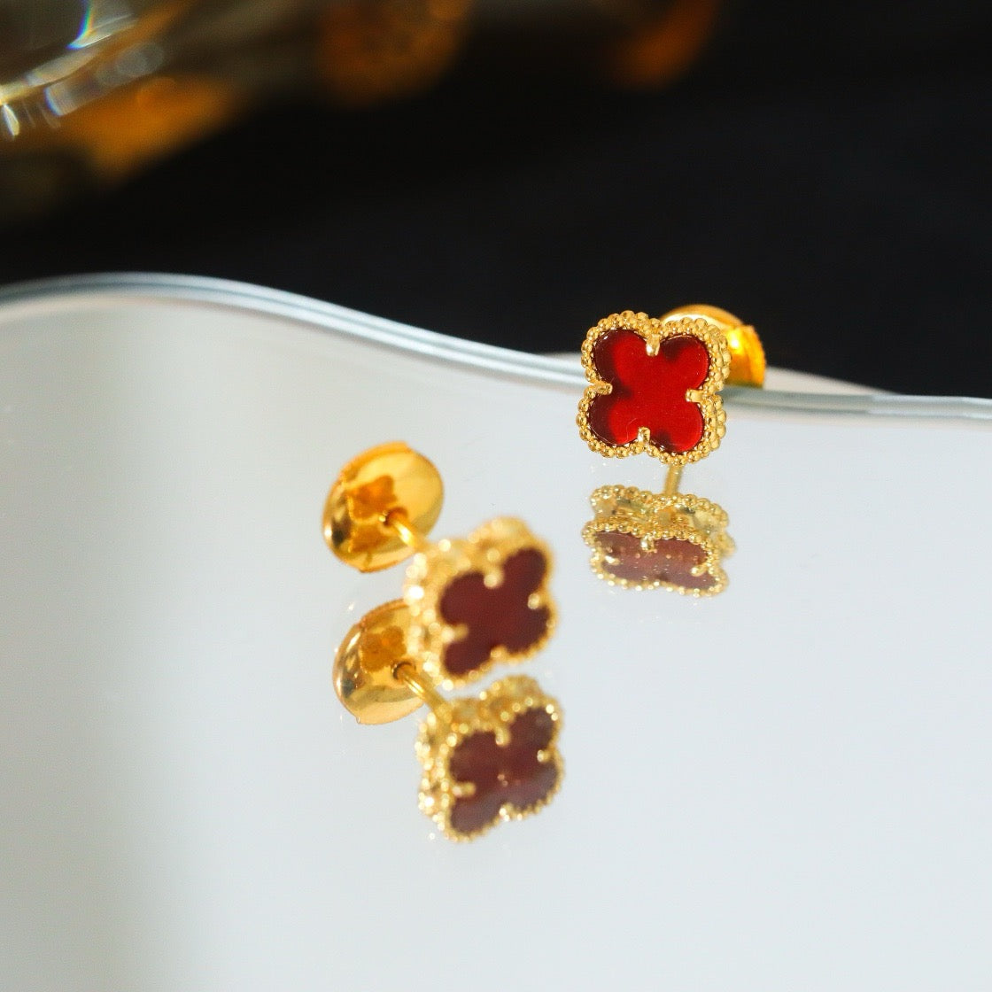 Green and Red Earring - FashionHype.xyz